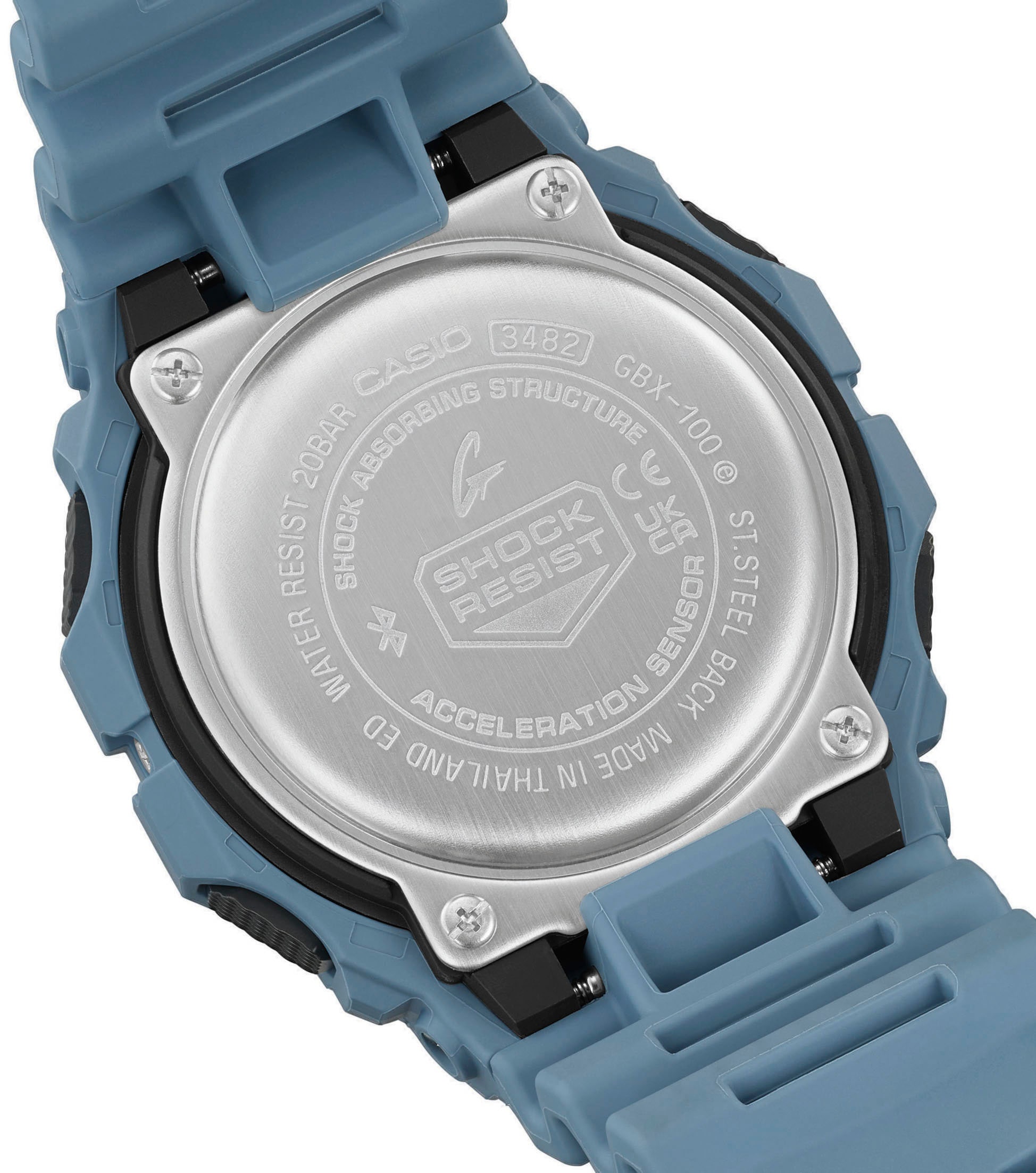 CASIO G-SHOCK Smartwatch, Armbanduhr, Herrenuhr, Bluetooth, Stoppfunktion, Mondphase)