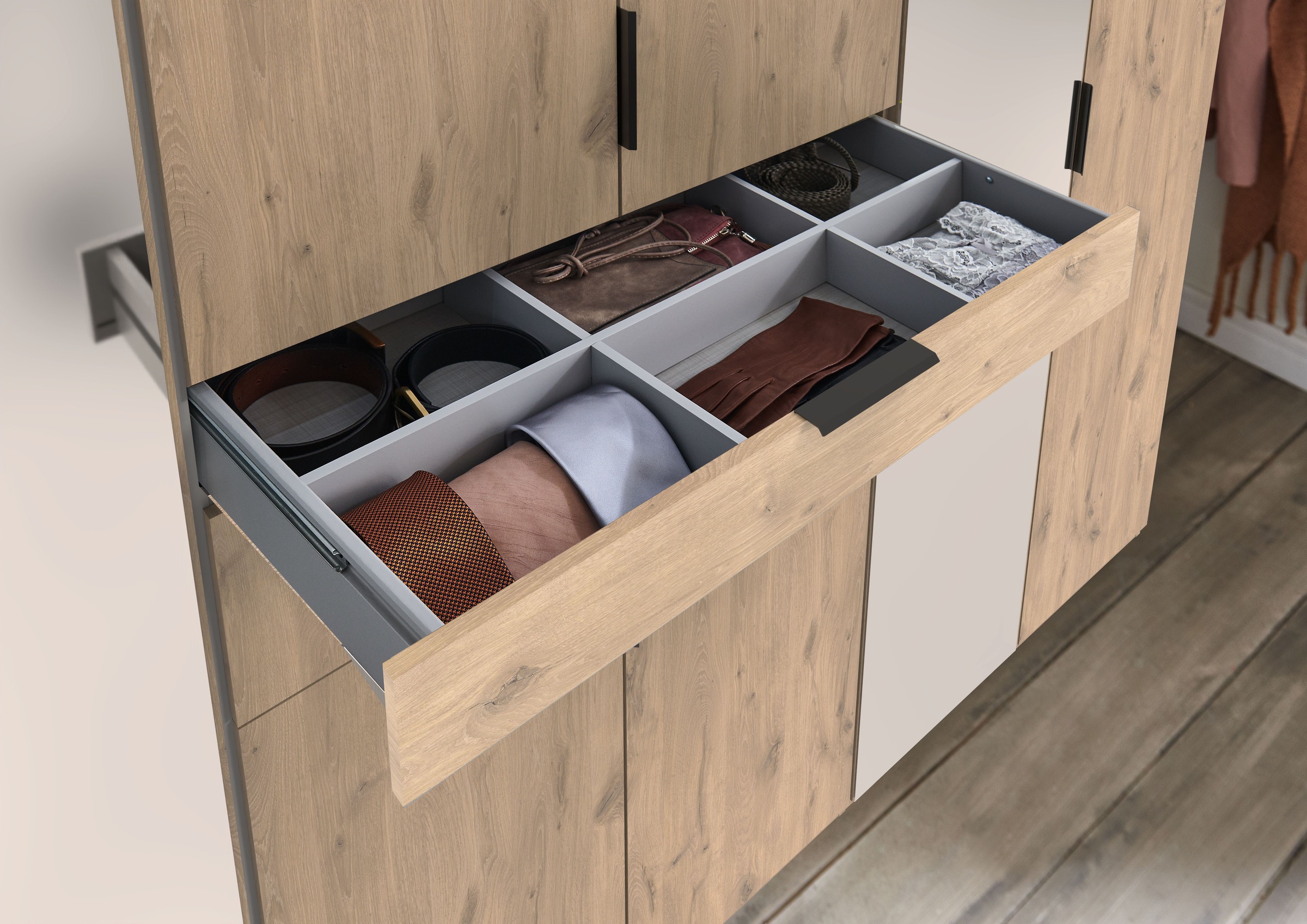Wimex Drehtürenschrank »Moldau Kleiderschrank mit Spiegel Schlafzimmerschrank Bestseller«, Wähle deine Innenausstattung fertig konfiguriert im Schrank
