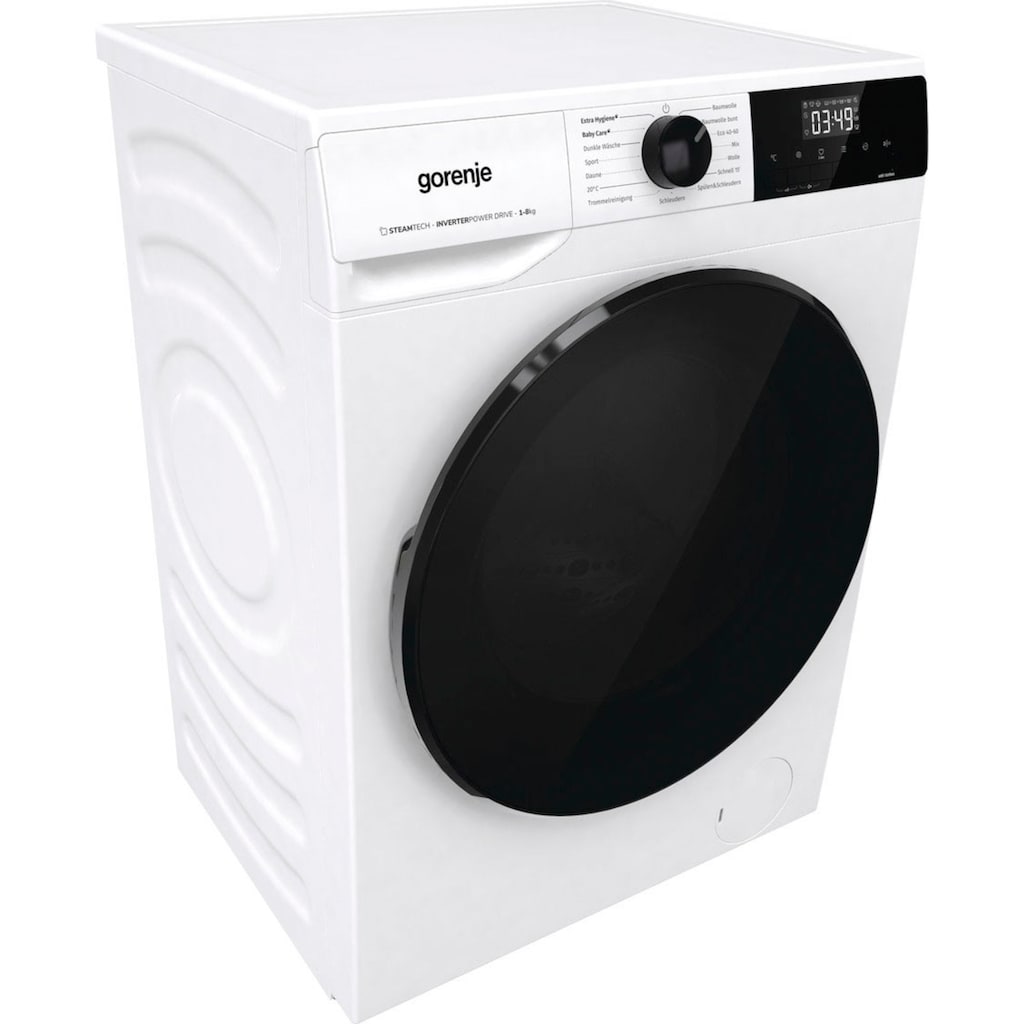 GORENJE Waschmaschine »WNHAI 84 APS/DE«, WNHAI 84 APS/DE, 8 kg, 1400 U/min, AquaStop