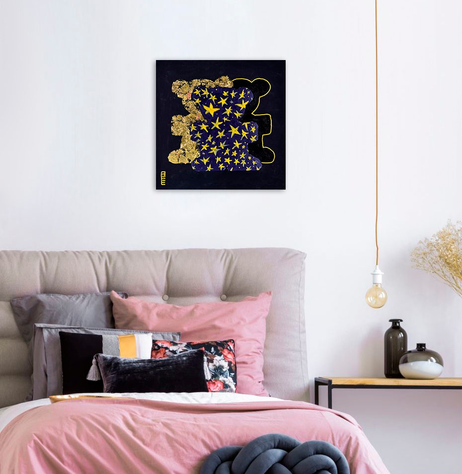 queence Leinwandbild »Bears IV«, Bär-Bären-Kunst, (1 St.), Premium-Leinwand günstig online kaufen
