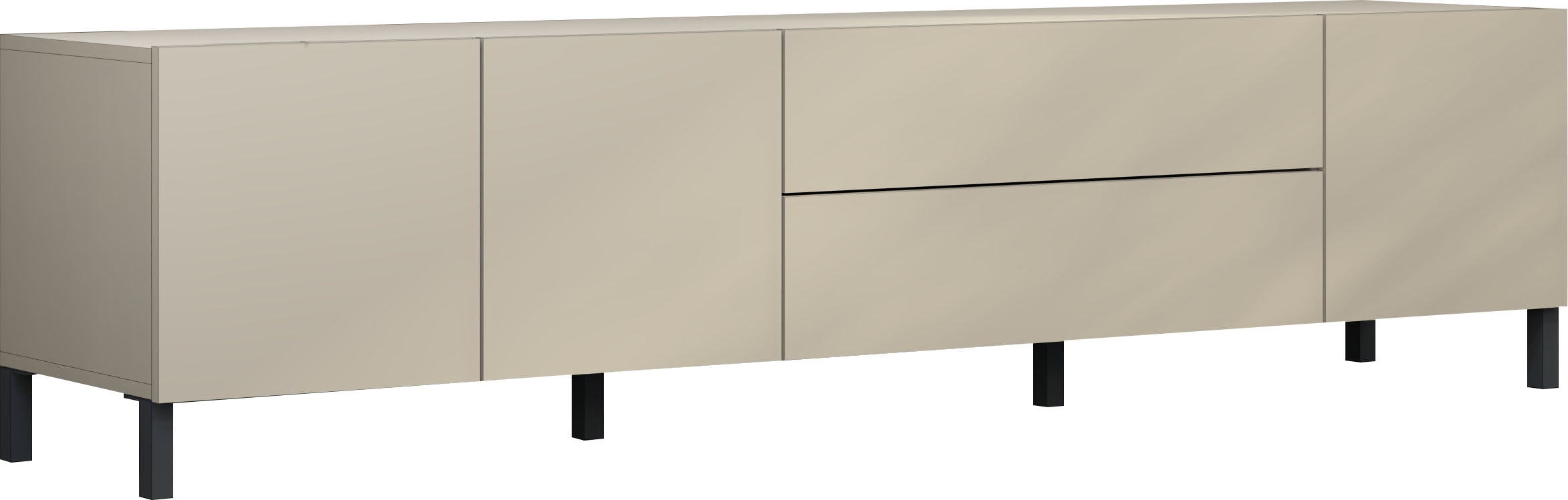 borchardt Möbel Lowboard »Sophia, Tv-Schrank Breite 190 cm« Metallfüße, grifflose Optik