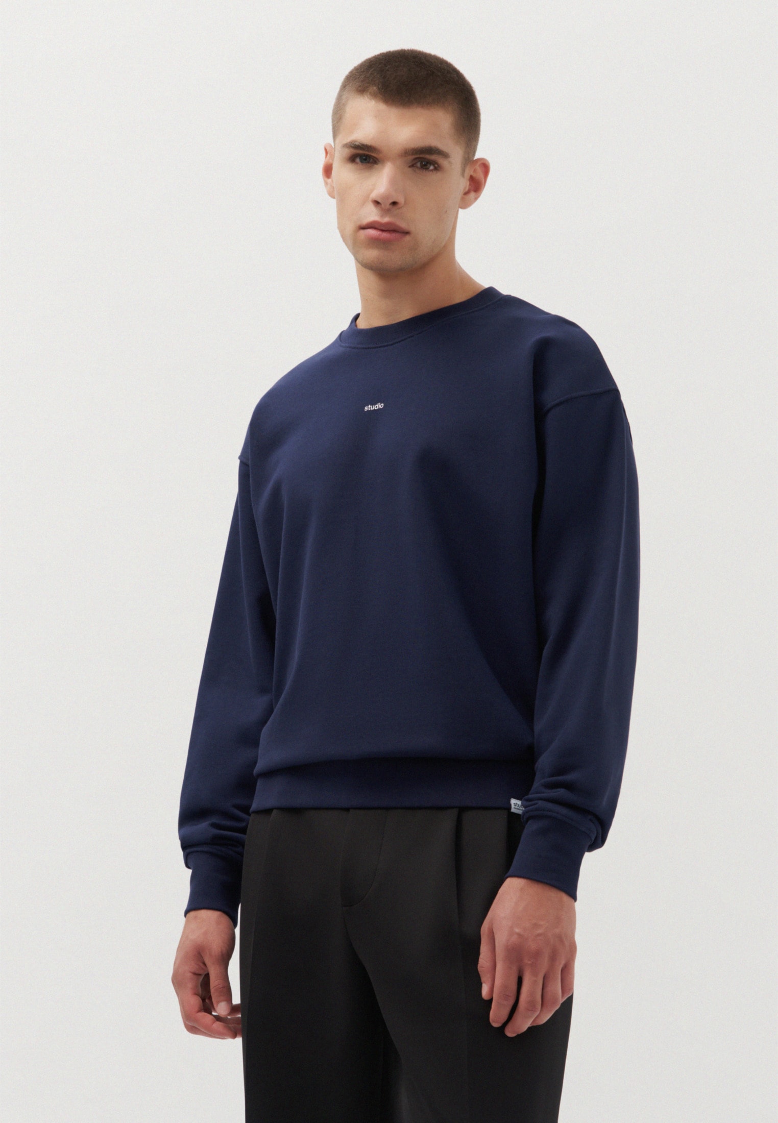 studio seidensticker Sweatshirt »Studio«, Langarm Rundhals Uni