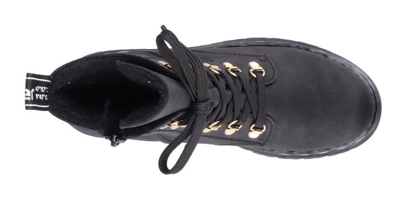 Rieker Winterboots, mit kontrastfarbener Rahmennaht