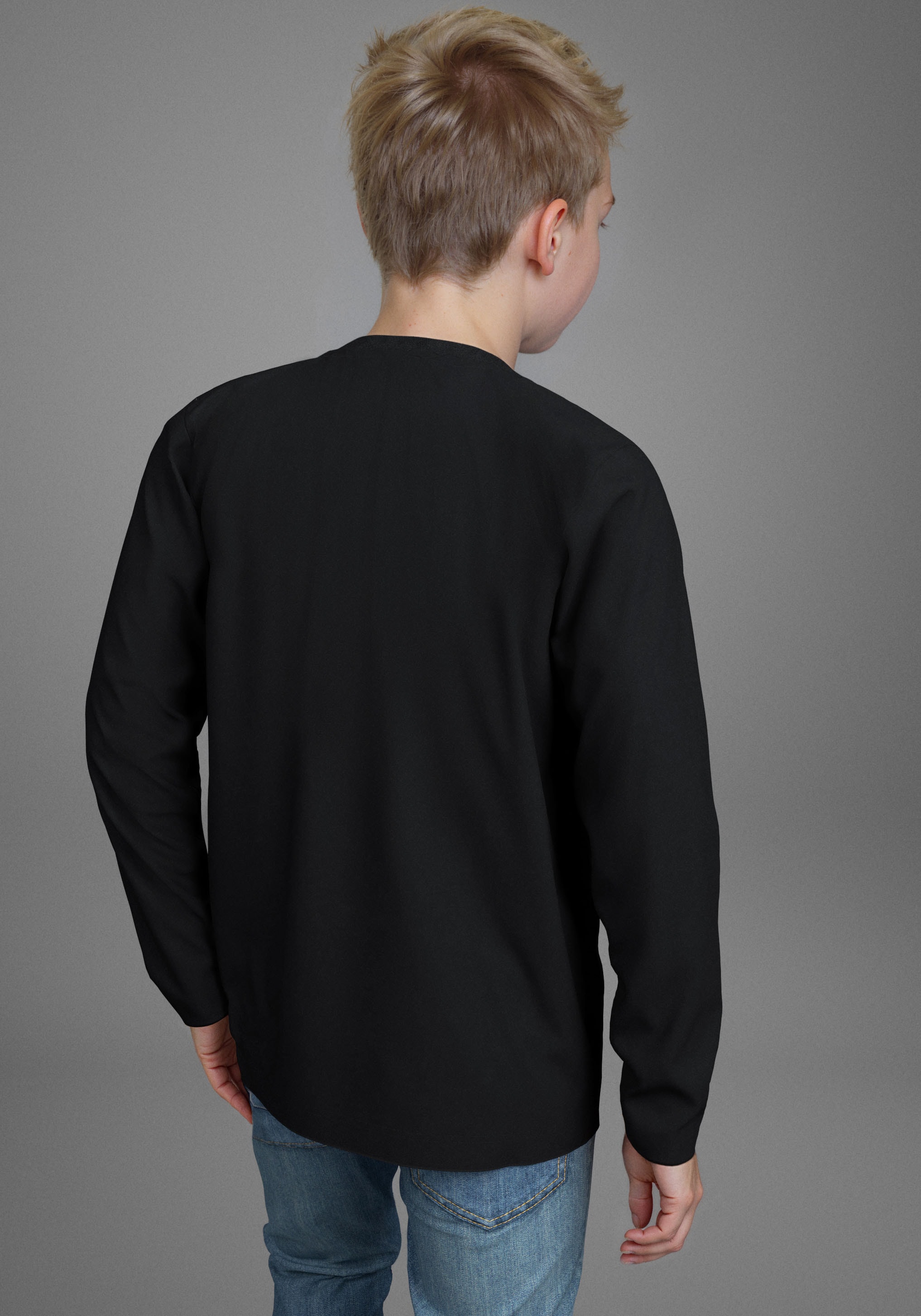 KIDSWORLD Langarmshirt »Spruch: CONFUSION«, Sprücheshirt, immer einen lässigen Spruch
