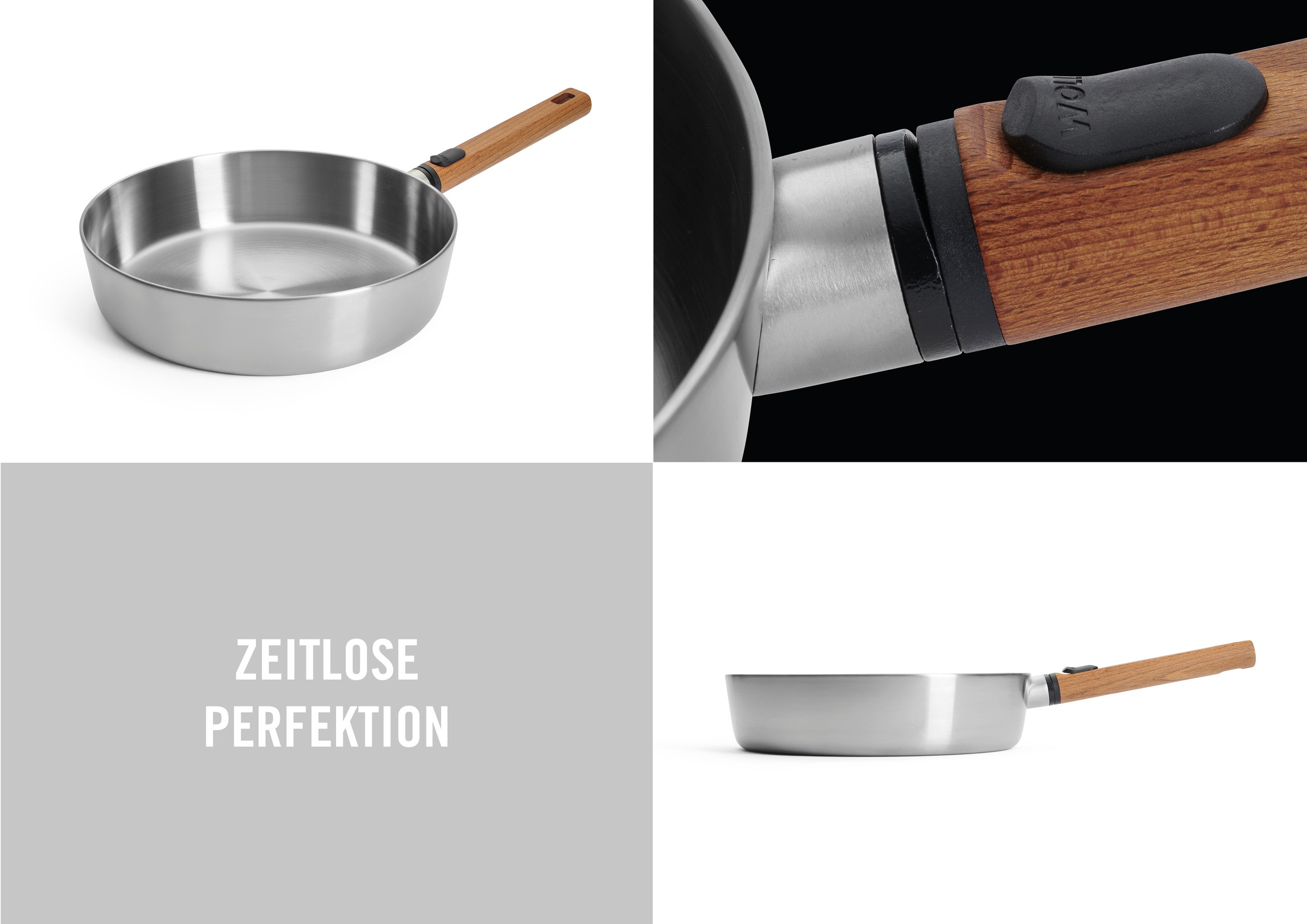 WOLL Schmorpfanne »Logic Steel«, Edelstahl 18/10, (1 tlg.), 5-Schicht-Aufba günstig online kaufen