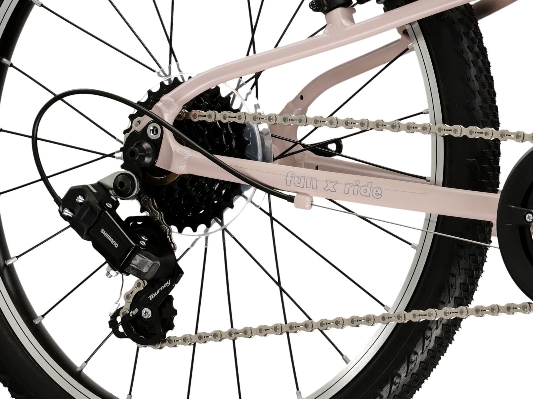 Kross Kinderfahrrad »KROSS Kinderrad Lightweight Liftie 20" rosa«, 7 Gang, Shimano, TOURNEY TY200 Schaltwerk, Kettenschaltung