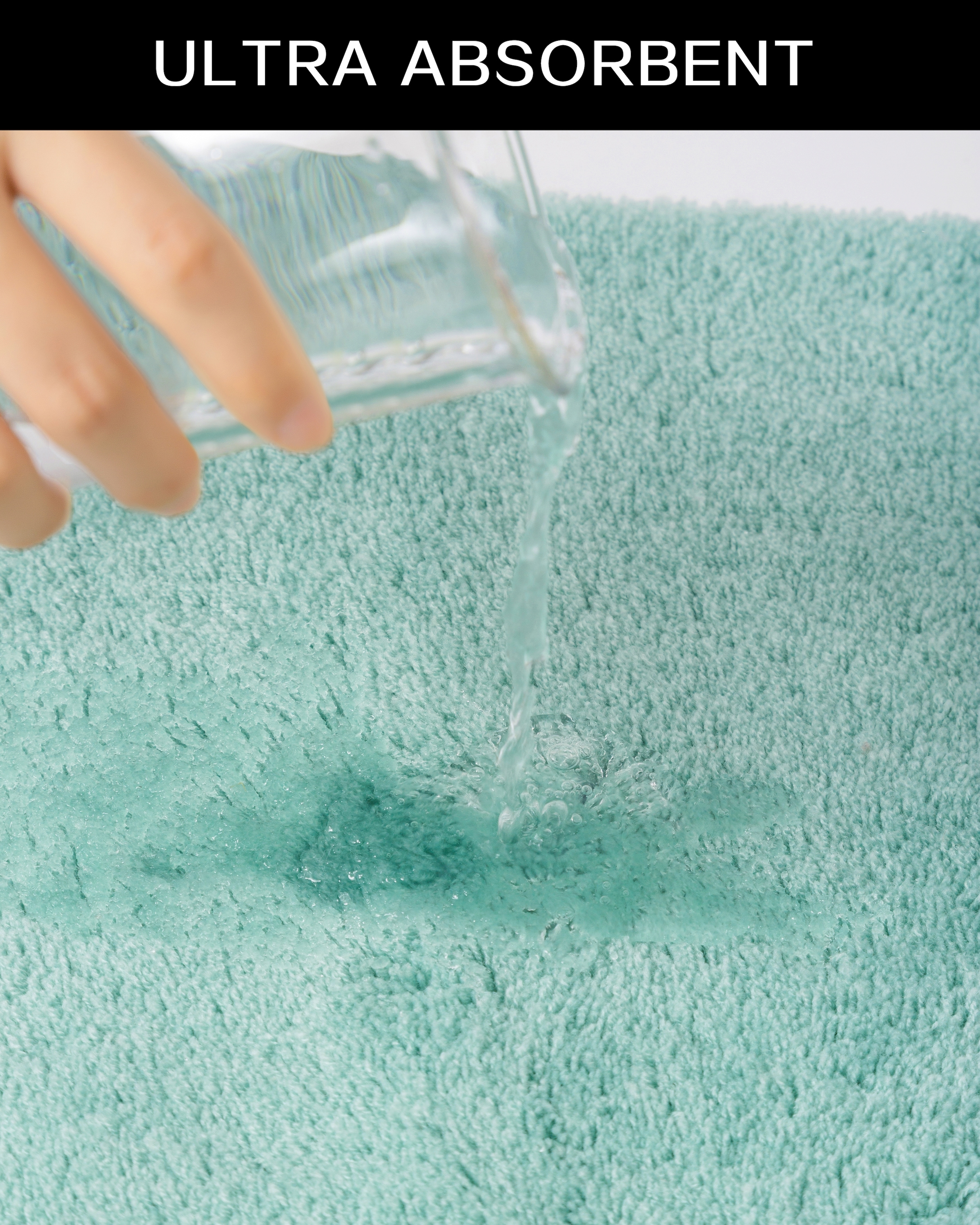 my home Badematte »Merida, Badvorleger, Badezimmer Teppich«, rutschhemmend beschichtet, fußbodenheizungsgeeignet-schnell trocknend-strapazierfähig, Badteppich, Uni Farben, rechteckig, rund & als 2-tlg. Set erhältlich
