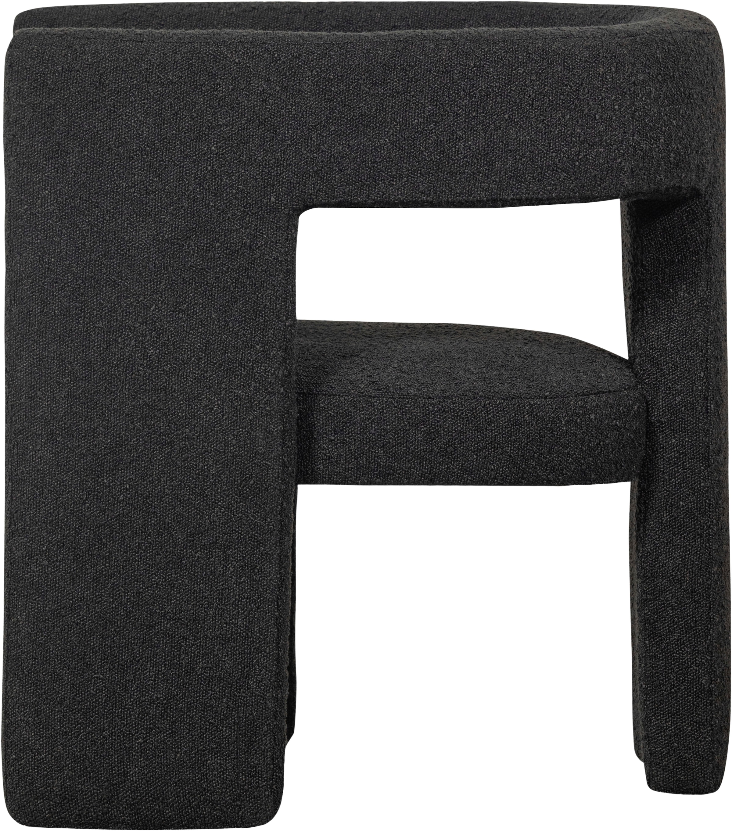 WOOOD Polsterstuhl »Tiwa mit Bouclé-Bezug und Holzgestell B 63 x T 62 x H 71 cm« () Maximale Verschleißfestigkeit, Tragkraft 100 kg, montiert geliefert