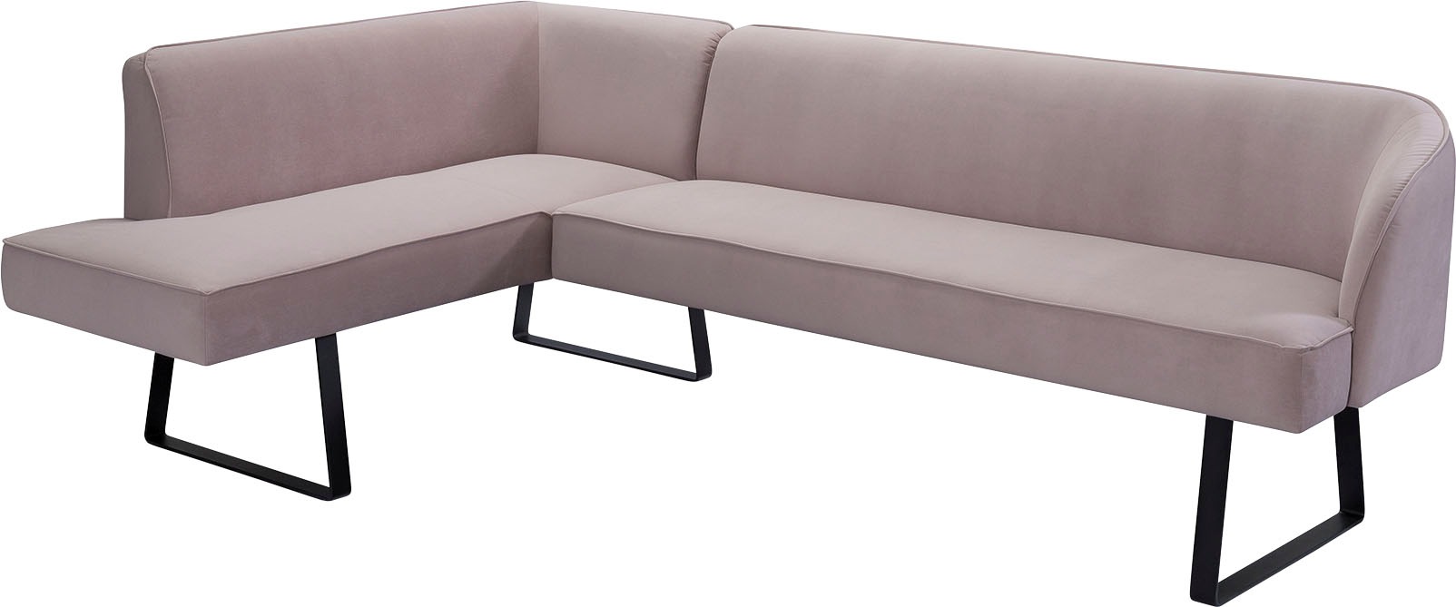 exxpo - »Americano«, Metallfüßen, und mit fashion auf Qualitäten Eckbank Bezug Keder Rechnung sofa in kaufen verschiedenen