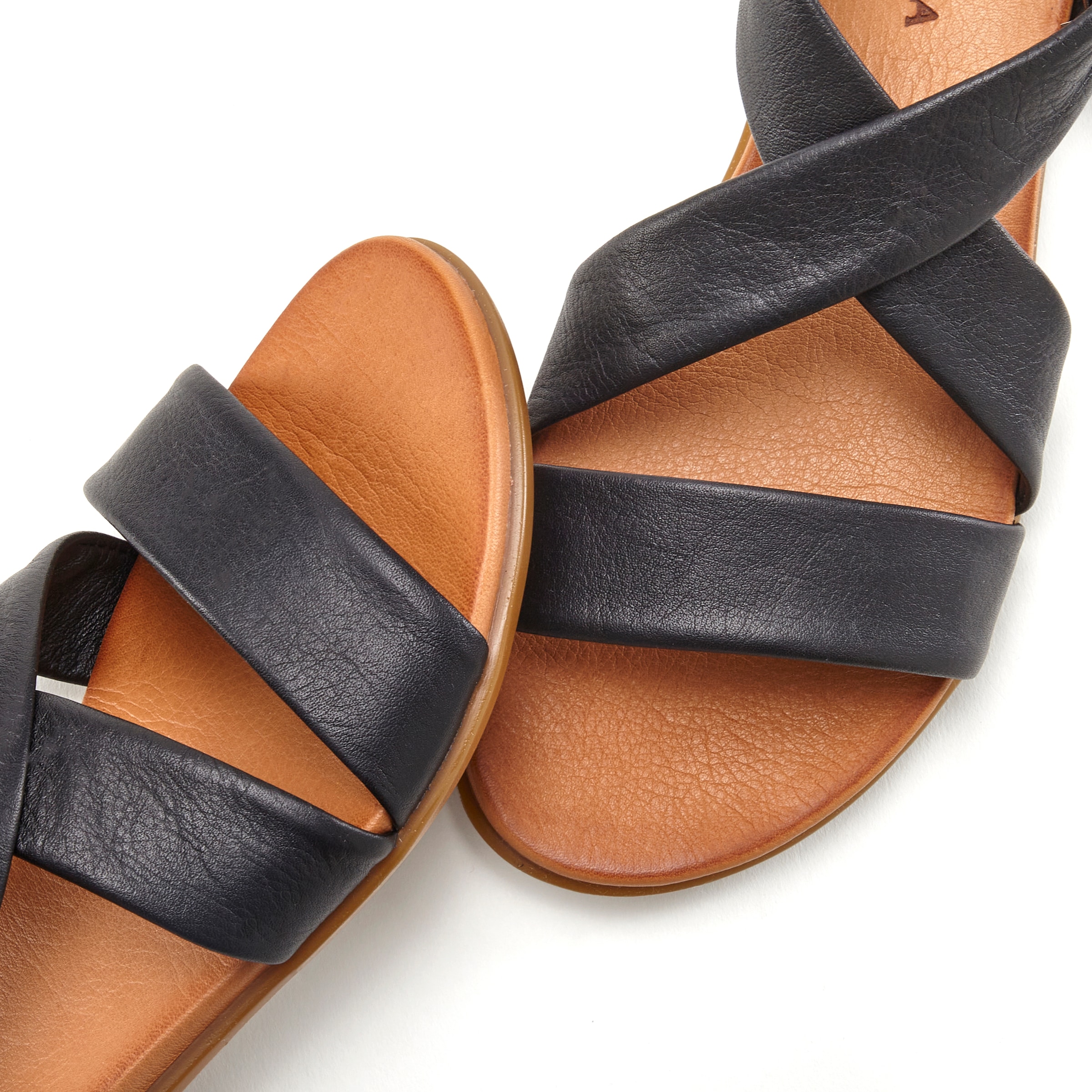 LASCANA Sandale »Sommerschuh«  aus Leder mit raffinierten Riemchen, Sandalette, Sommerschuh