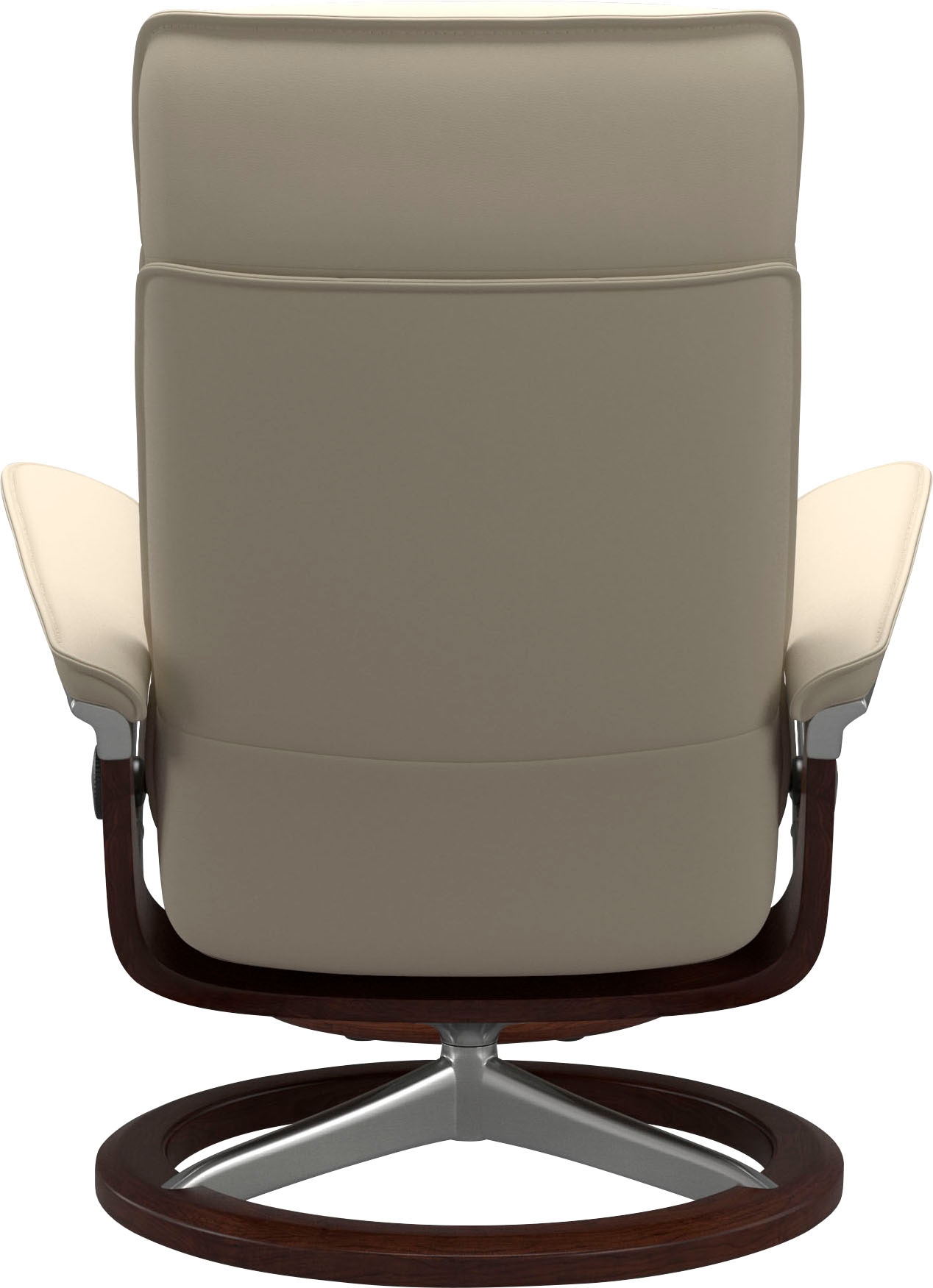 Stressless® Relaxsessel »Admiral«, (Set, Relaxsessel inkl. Hocker), mit  Signature Base, Größe M & L, Gestell Braun auf Rechnung bestellen