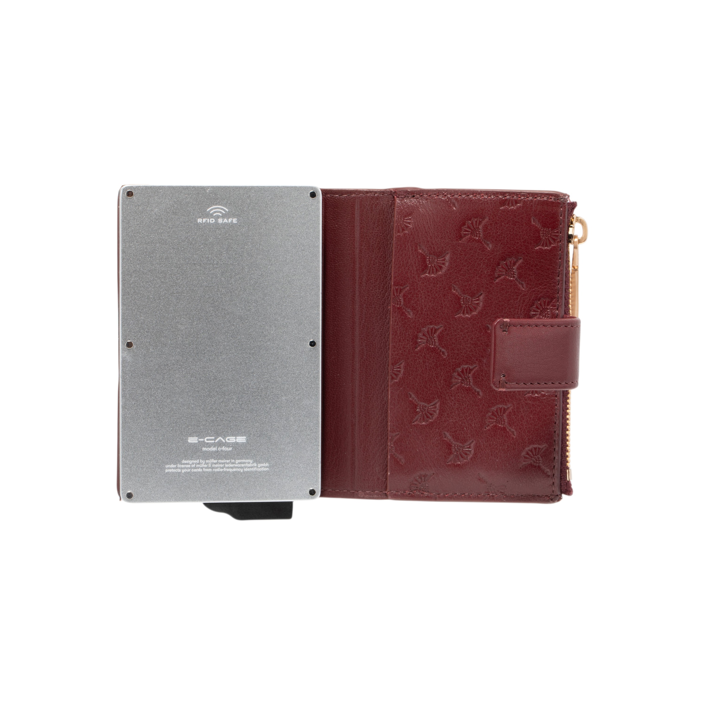 JOOP! Kartenetui »sofisticato 1.0 c-four e-cage sv8« Geldbörse Portemonnaie Damenbörse Ledergeldbörse