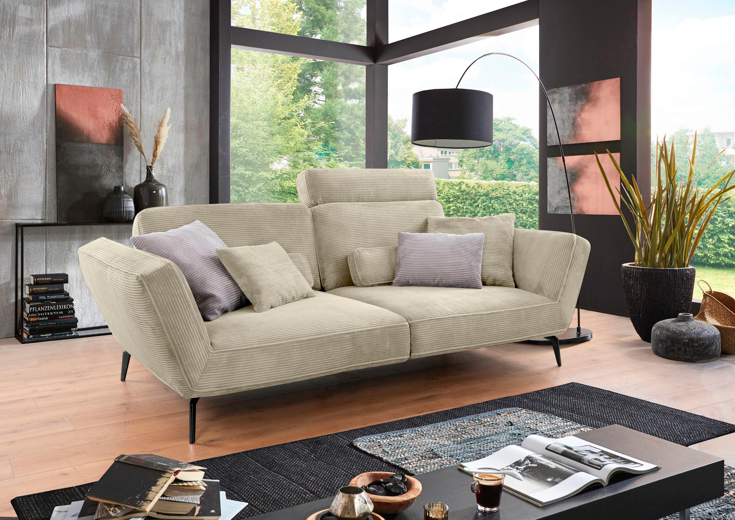 set one by Musterring Big-Sofa »SO 4500 Mega-Sofa, mega bequem, Cord Bezug« günstig online kaufen