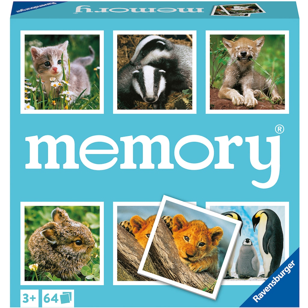 Ravensburger Spiel »memory® Tierkinder«