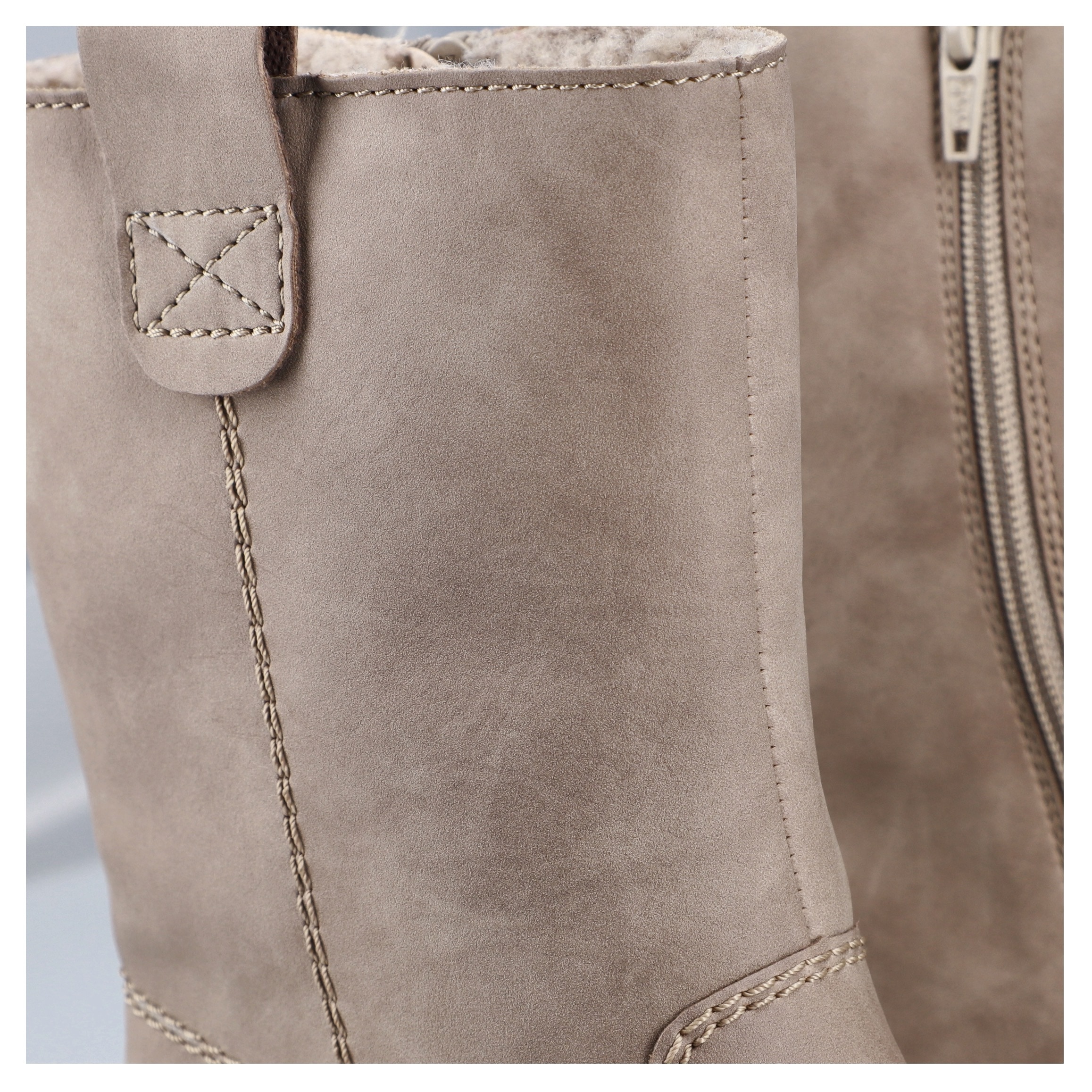 Rieker Winterstiefelette, Winterboots, Profilsohle, mit Innenreißverschluss