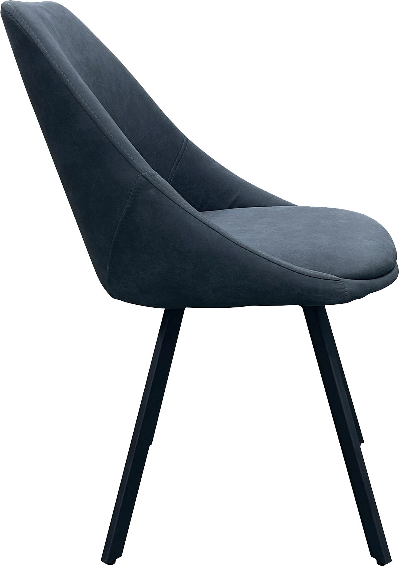 byLIVING Esszimmerstuhl »Jasper (2er-Set)«, (Set), Sitzschale 360°drehbar, Metall schwarz, Küchenstuhl, diverse Bezüge