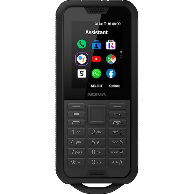 Nokia Handy »800 Tough«, Schwarzer Stahl, 6,1 cm/2,4 Zoll, 4 GB  Speicherplatz, 2 MP Kamera jetzt im %Sale
