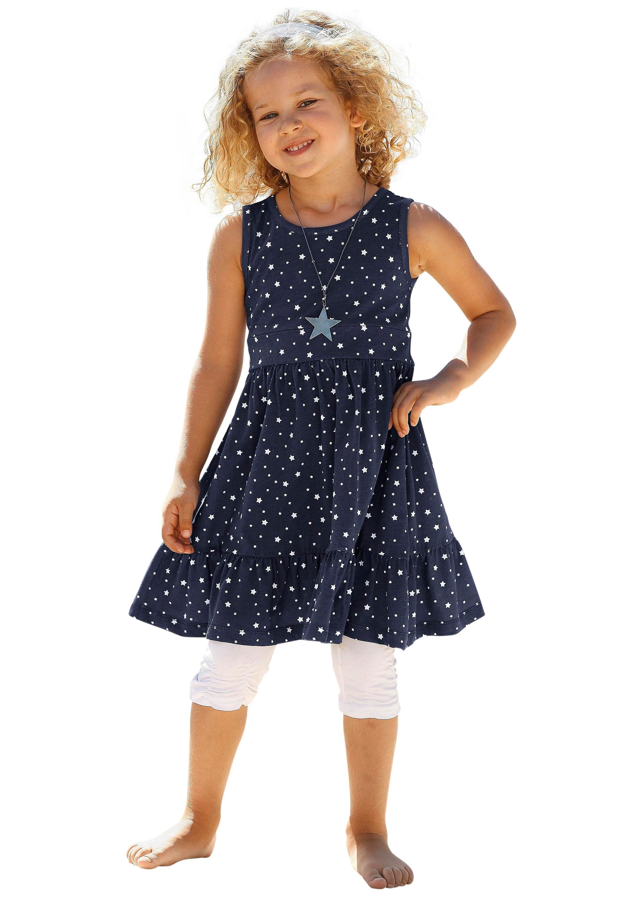 KIDSWORLD Jerseykleid »STERNE«, (Packung, 2 tlg.), mit Haarband jetzt im  %Sale