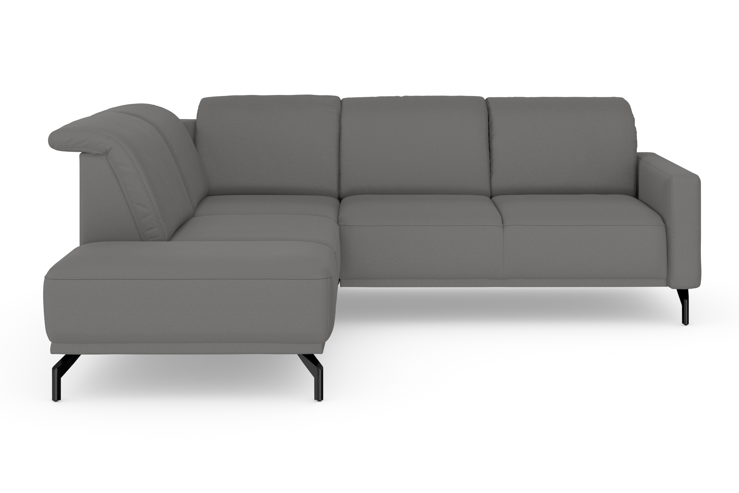 sit&more Ecksofa »Bailando L-Form«, wahlweise mit Kopfteilverstellung und Vorziehsitz, motorisch