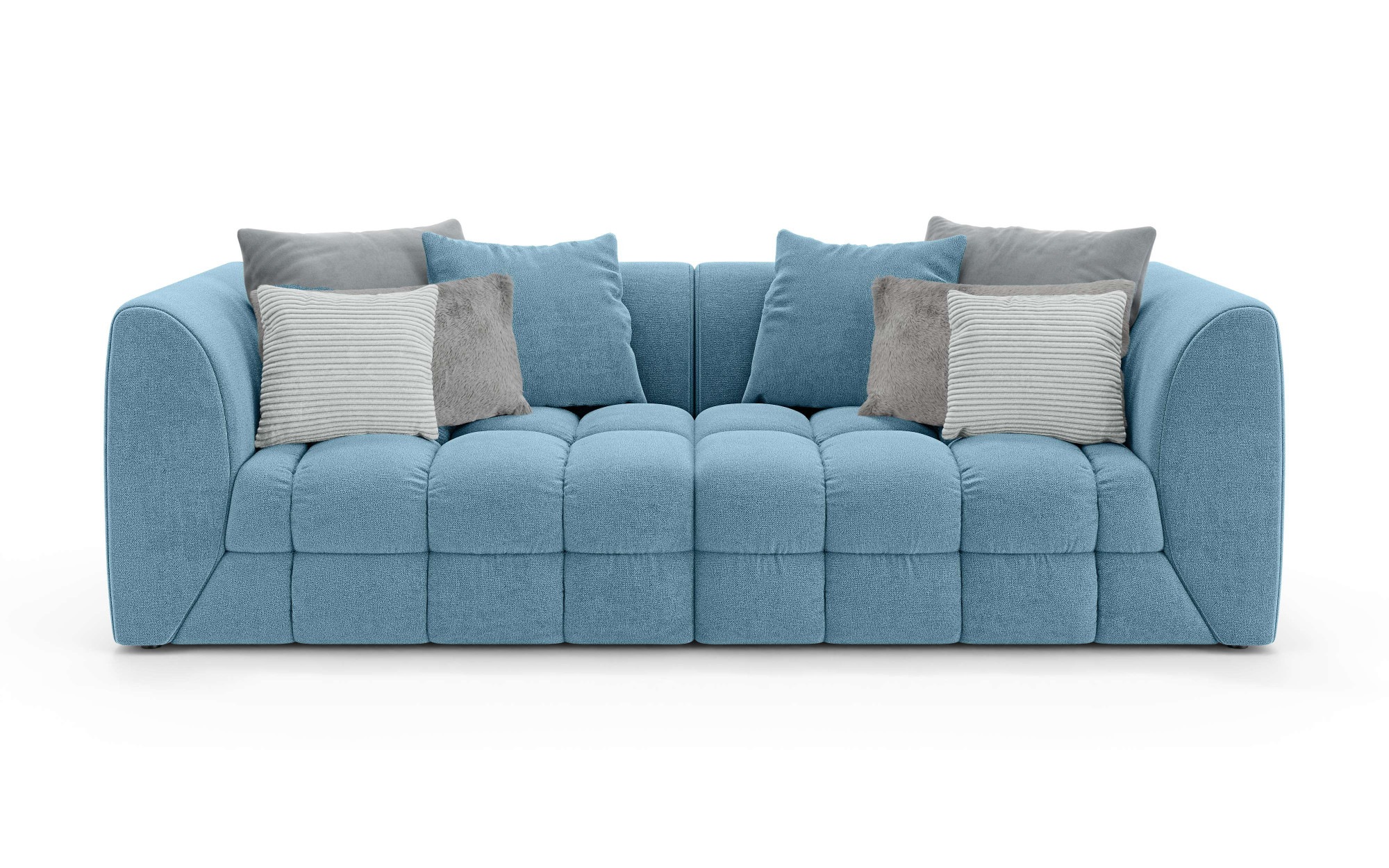 s.Oliver Big-Sofa »COBBO 3-Sitzer Design-Sofa Bubble-Optik, Maße B/T/H: 259 günstig online kaufen