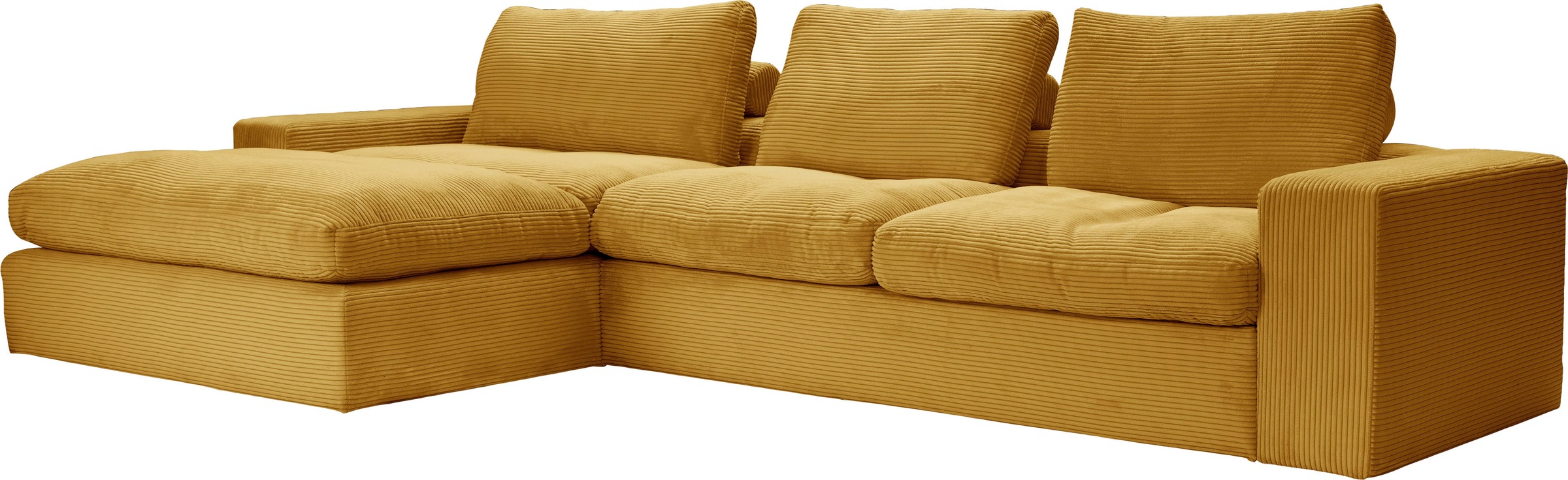alina Ecksofa »Sandy«, mit Recamiere, in modernem Cordstoff