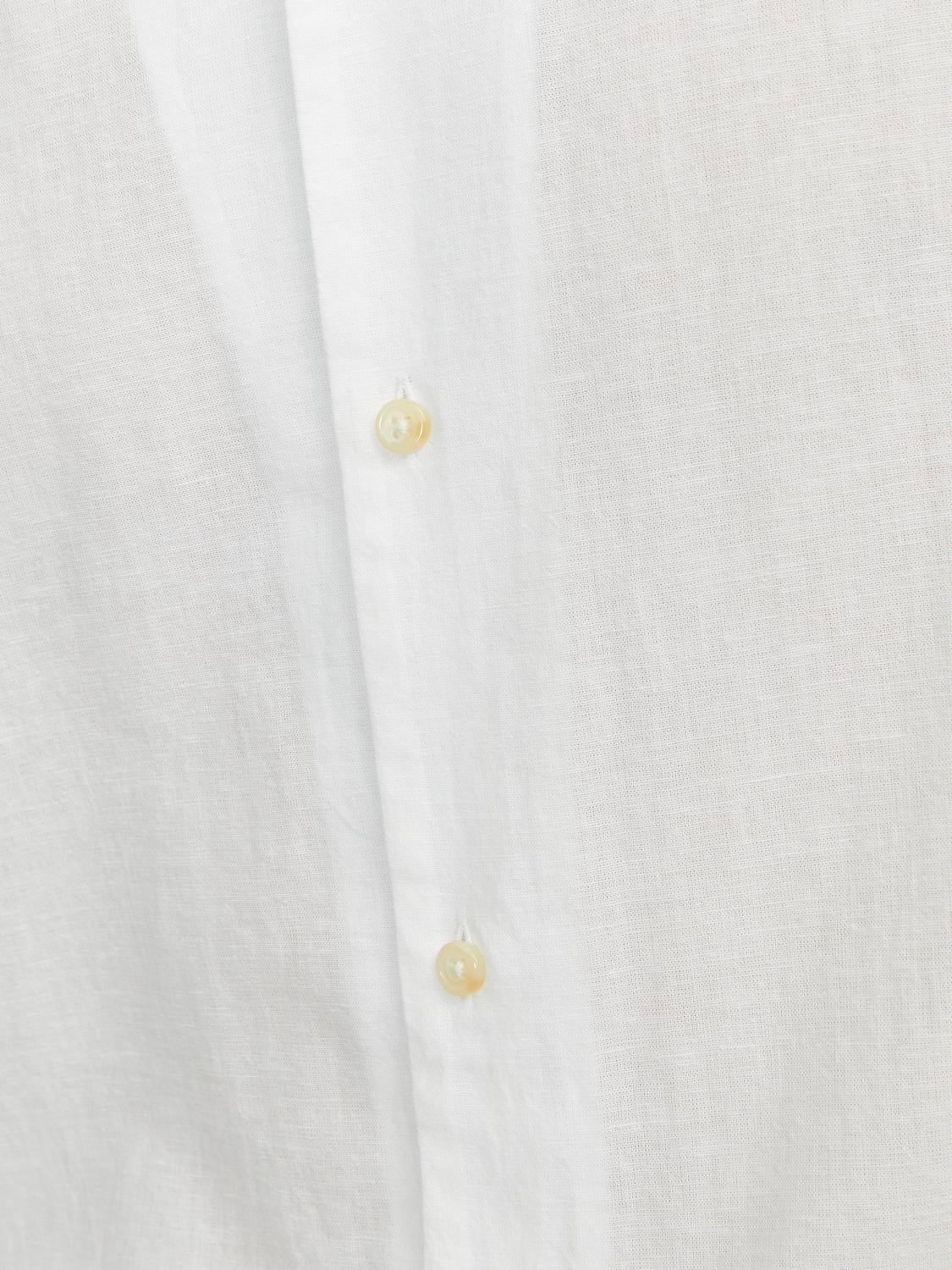 Jack & Jones Kurzarmhemd »JJESUMMER RESORT LINEN BLEND SHIRT SS SN«