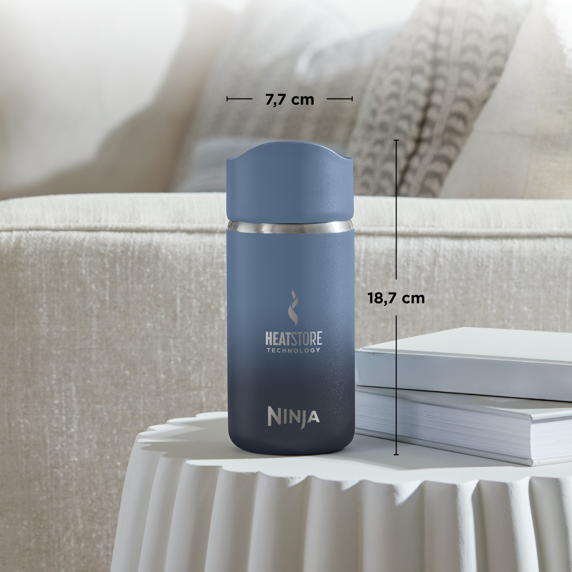 NINJA Isolierflasche »Ninja Sip Perfect Reisebecher - 300 ml DW1203EUU / 400 ml DW1603EUU«, Kontrollierte Wärme für den perfekten Schluck, jedes Mal