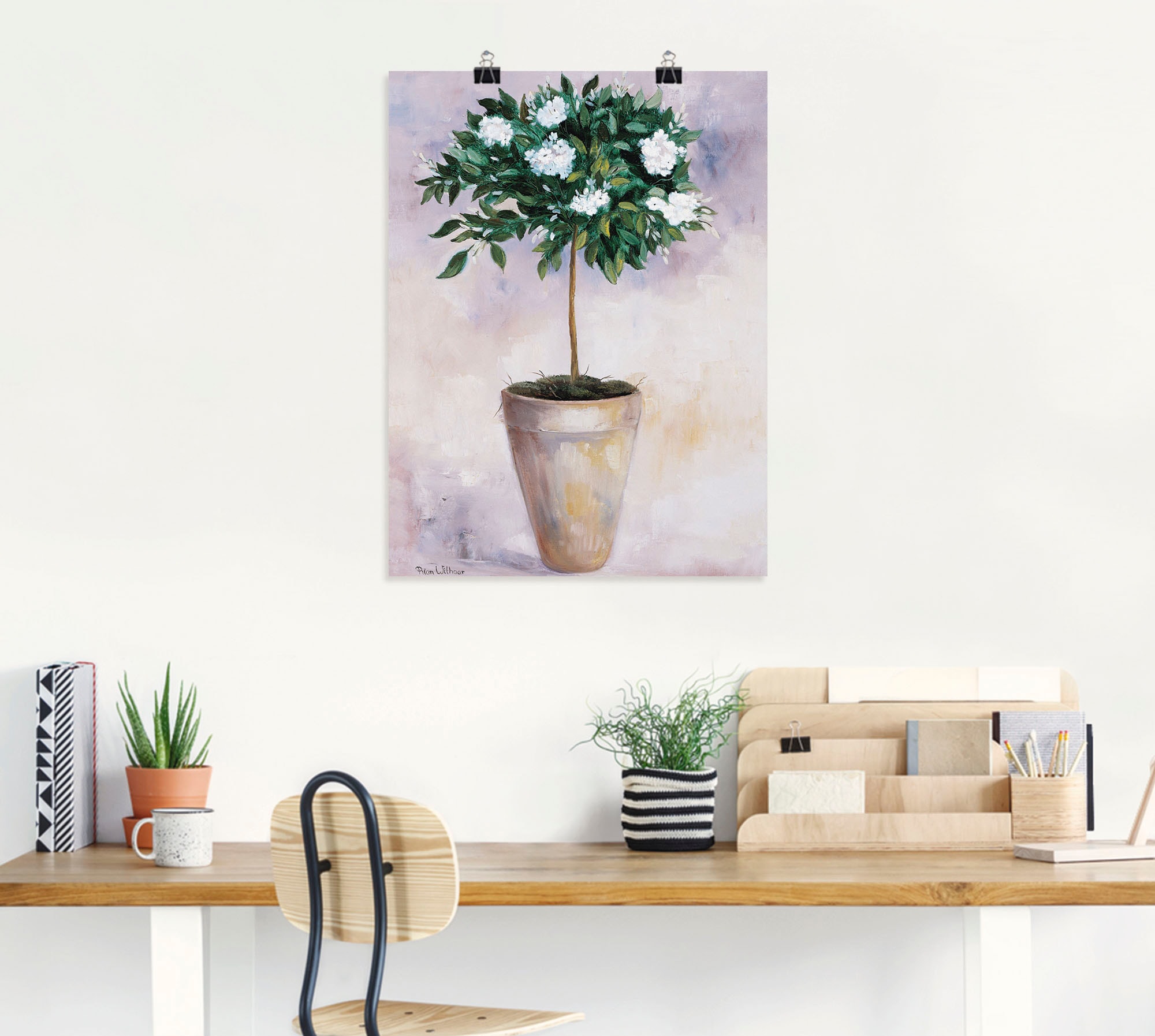 Artland Wandbild »Winterjasmin«, Pflanzen, (1 St.), als Poster, Wandaufkleber in verschied. Größen