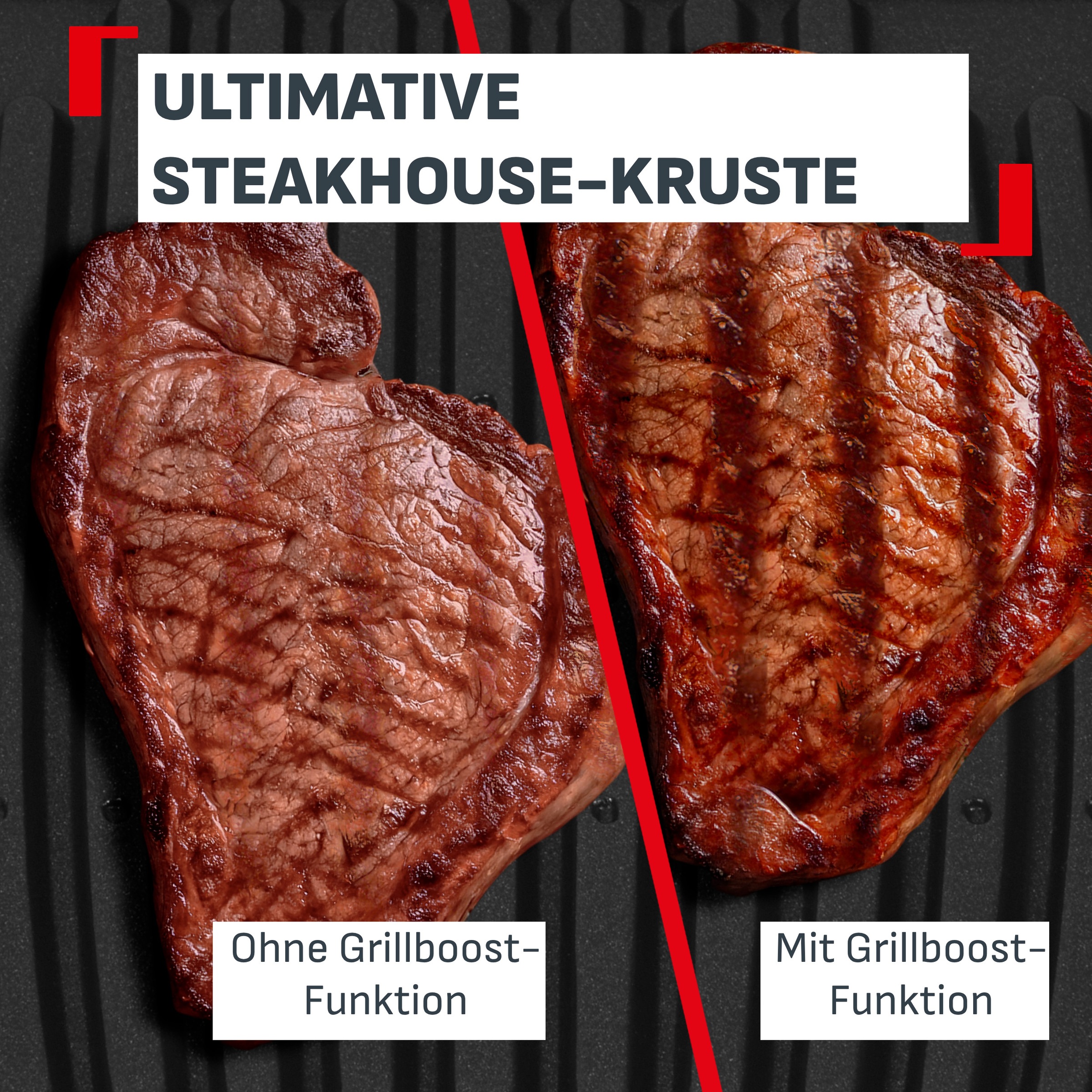 Tefal Kontaktgrill »GC7508 OptiGrill Elite« 2000 W Grillassistent, intuitive Bedienung, 12 voreingestellte Programme