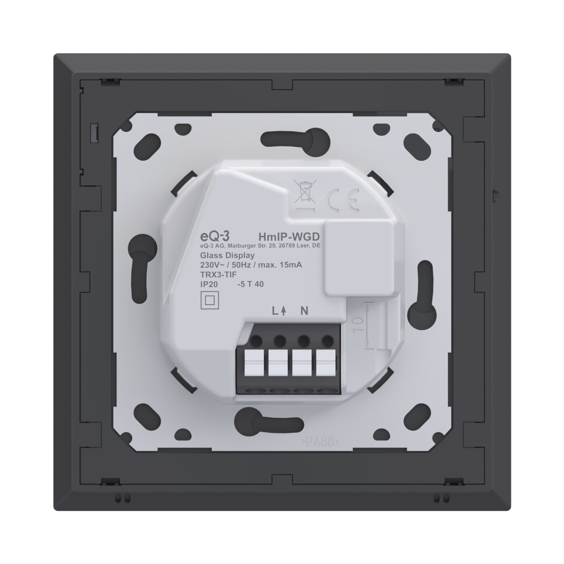 Homematic IP Smart-Home-Steuerelement »Glasdisplay«