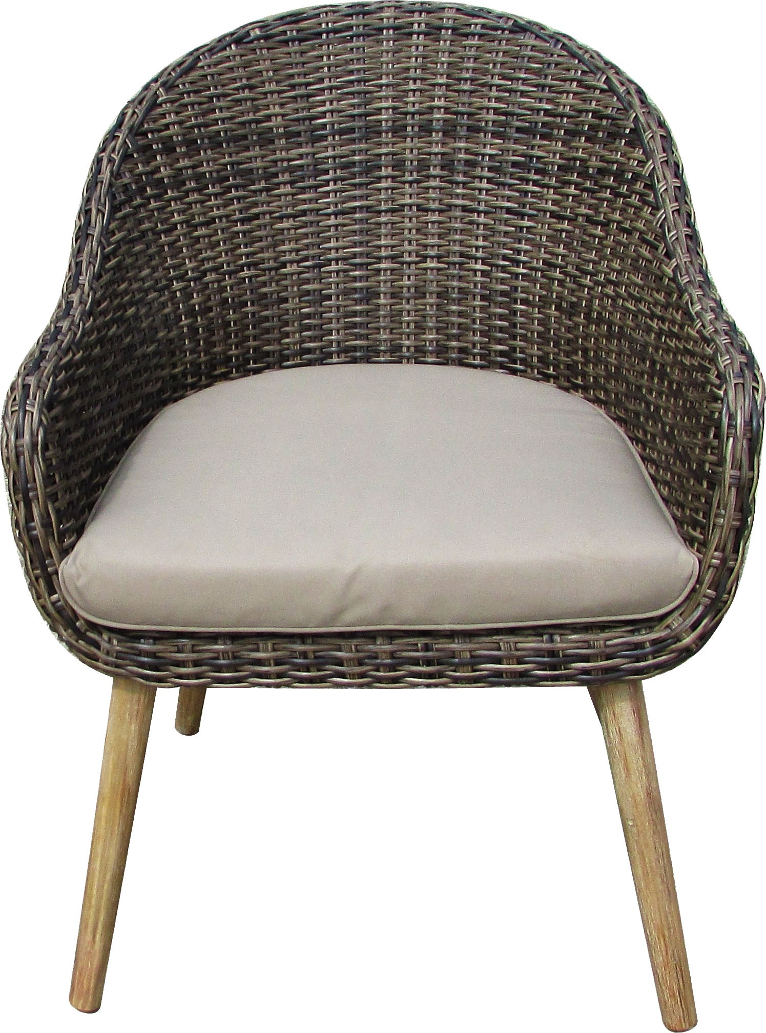 Garden Pleasure Garten-Essgruppe », Tischgruppe »FREMONT/PUEBLO Set 01««, (Set), 4 Sessel, Tisch LxB: 110x110 cm, inkl Auflagen