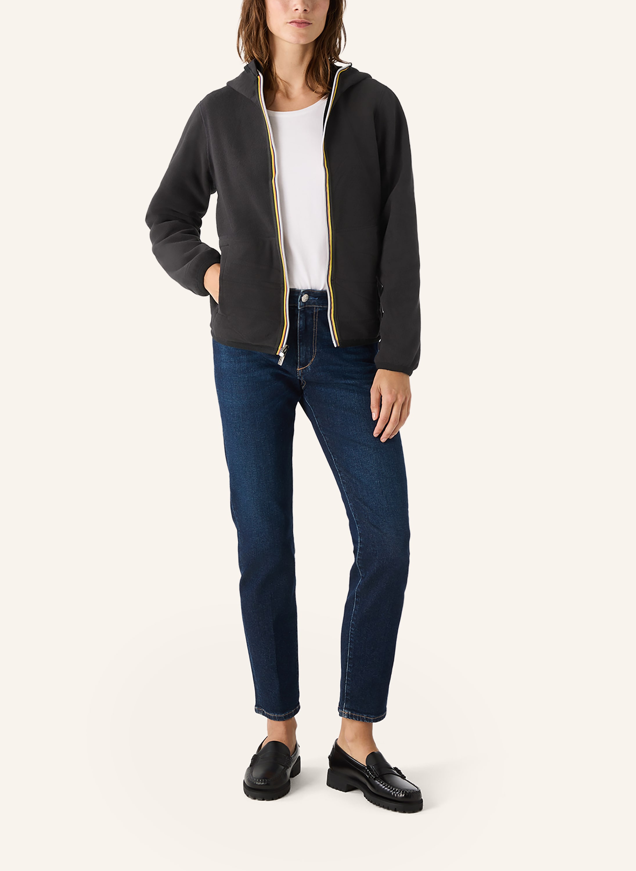 K-WAY Funktionsjacke »K-Way Winterjacke LINN VELOUR POLAR DOUBLE zum Wenden«