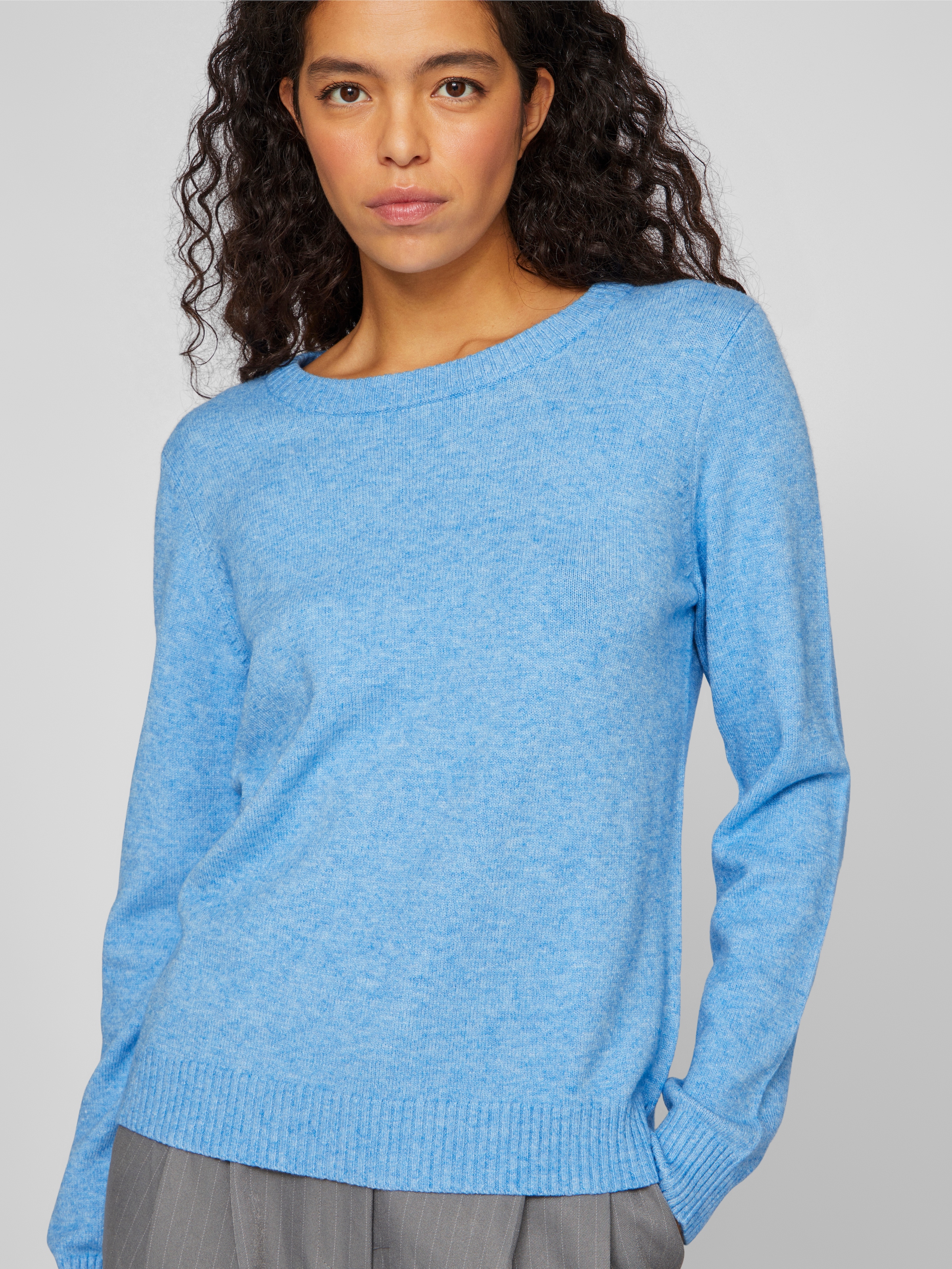 Vila Rundhalspullover »VIRIL O-NECK L/S KNIT TOP - NOOS«