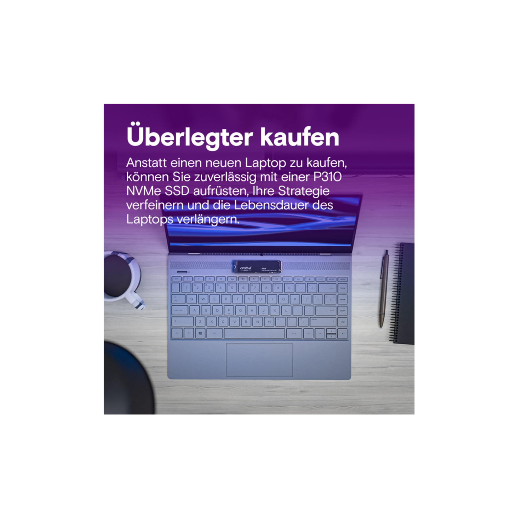 Crucial interne SSD »P310«