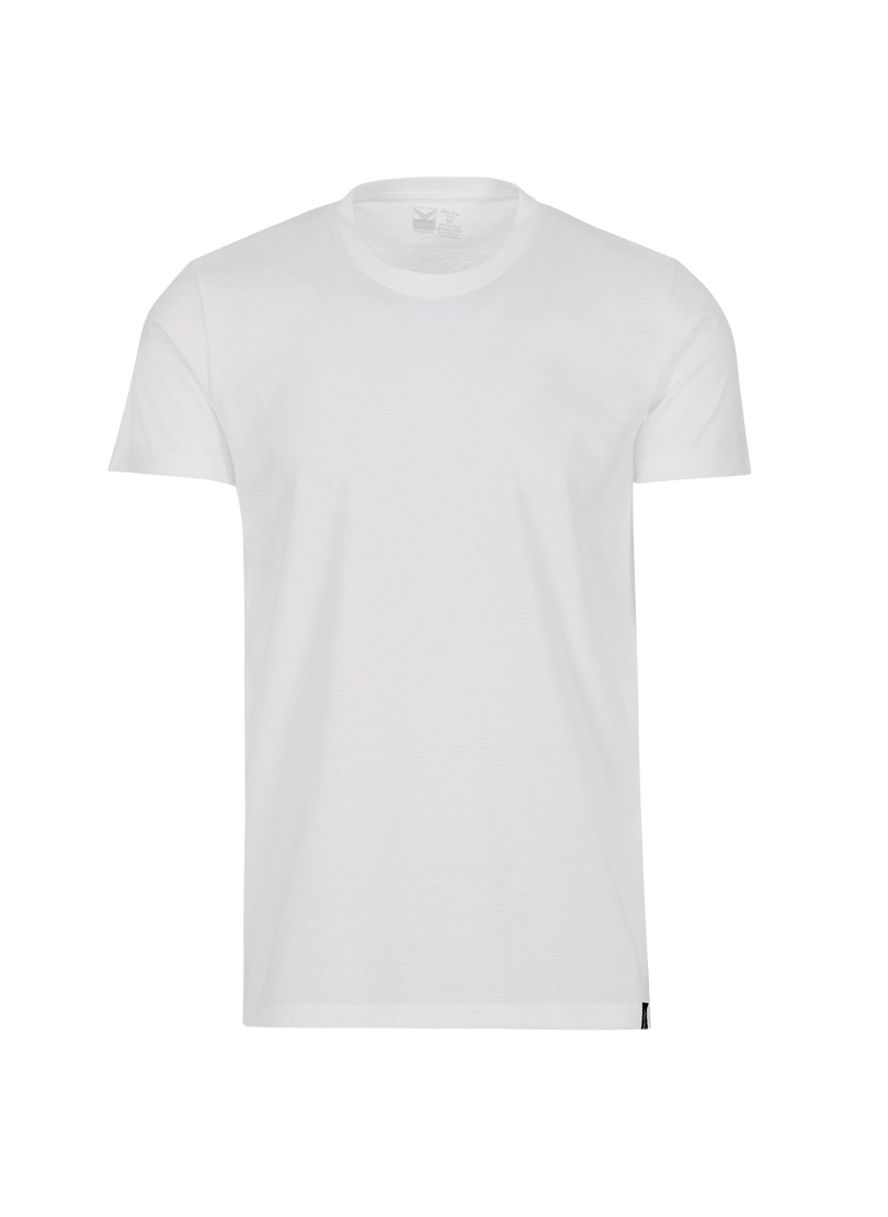 Trigema T-Shirt »TRIGEMA Slim Fit T-Shirt aus DELUXE Baumwolle«, (1 tlg.)