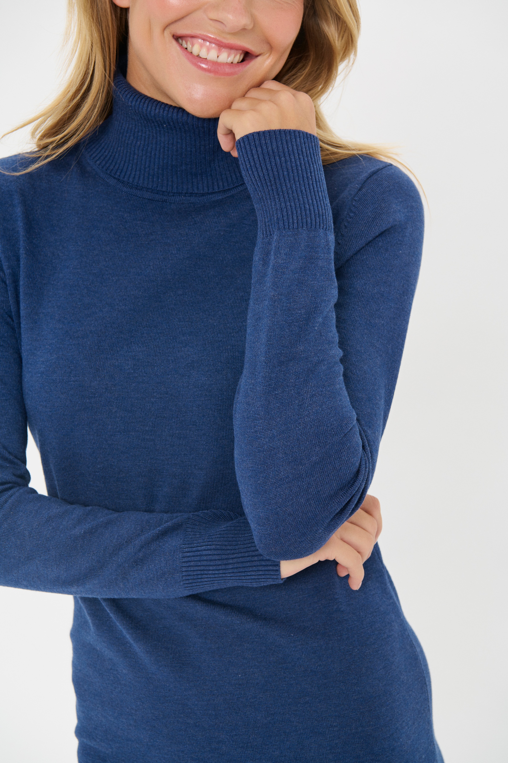 Saint Tropez Strickkleid »U6801, MilaSZ Rollneck Dress« Regular fit, Viskosemischung