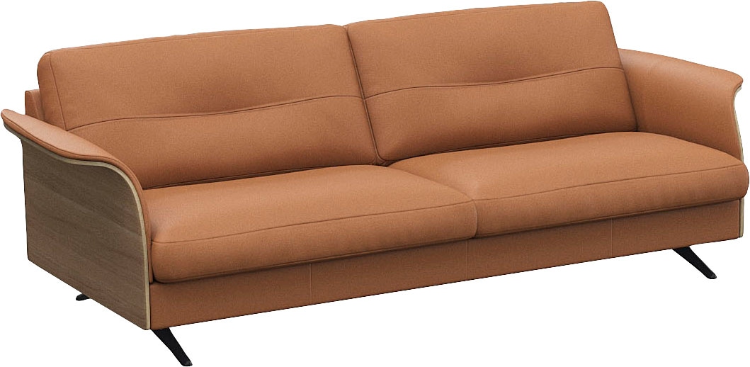 FLEXLUX 3-Sitzer »Glow Designsofa, bequem und komfortabel durch hochwertigen Sitzaufbau«, Skandinavisches Design, In hochwertiger Verarbeitung
