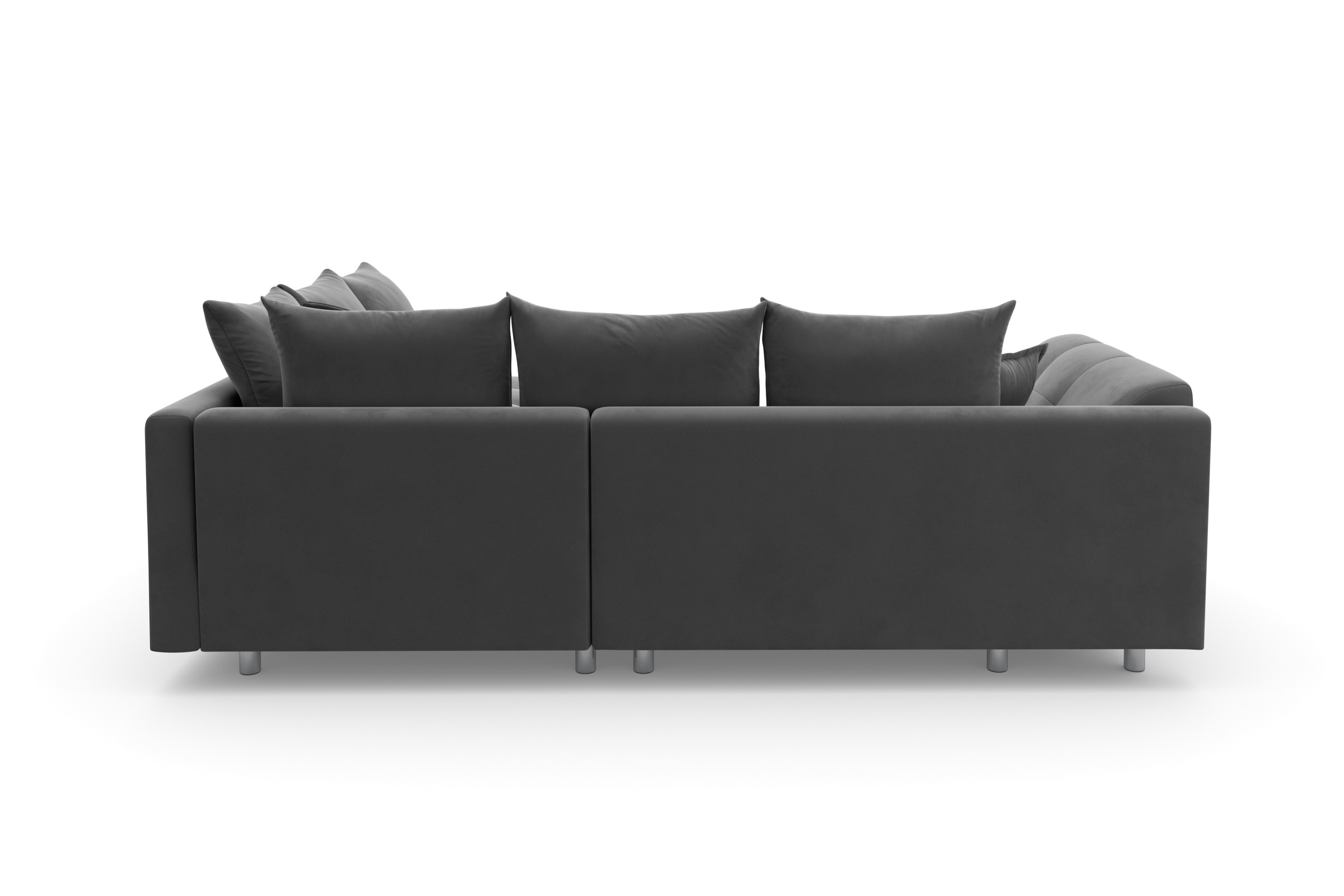 COLLECTION AB Ecksofa Joseli,  mit Zier- und Rückenkissen, komfortable Schanzen-Armlehne