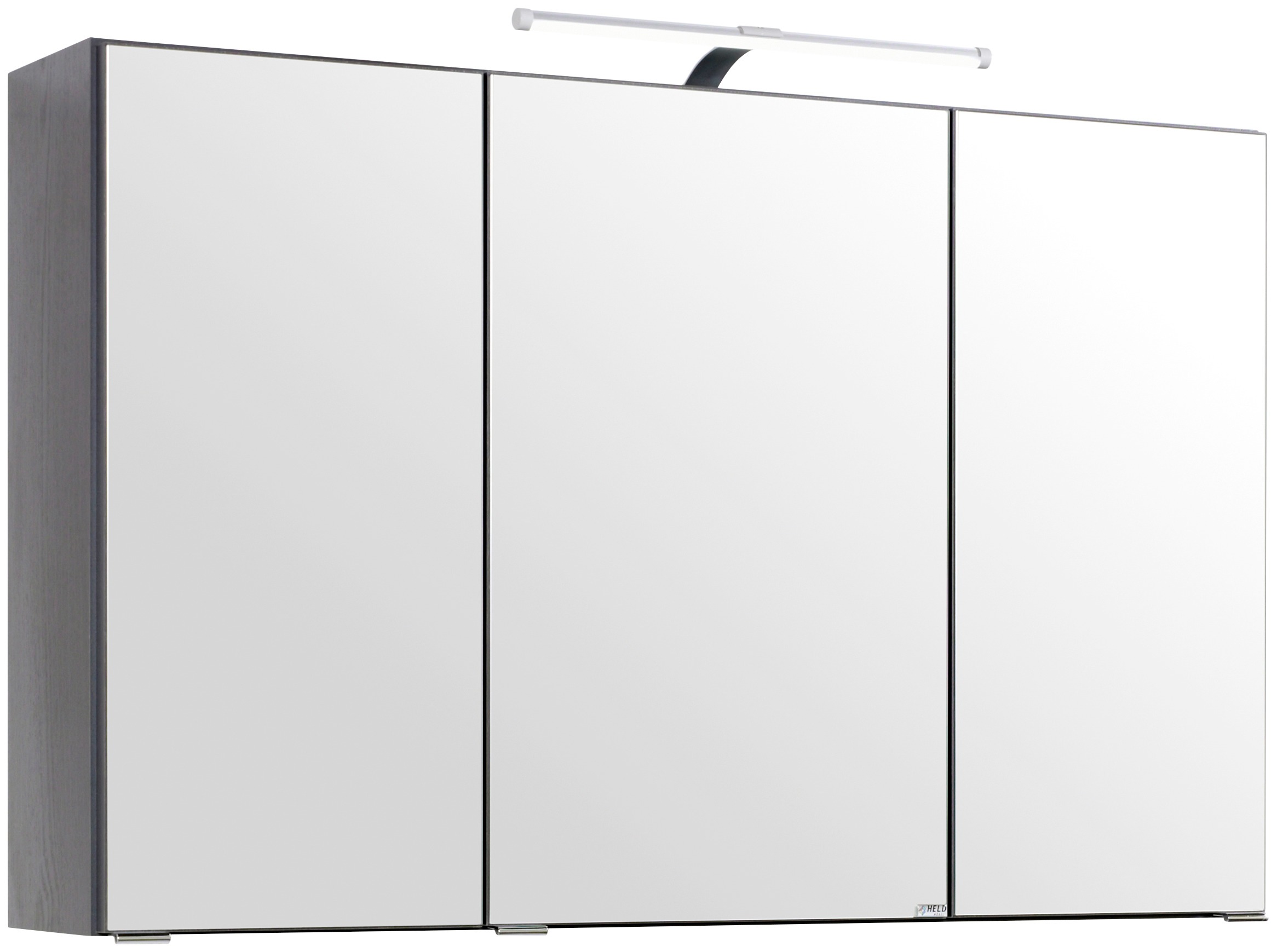 welltime Badmöbel-Set »Florida«, (2 St.), Waschplatz Breite 100 cm und Spiegelschrank