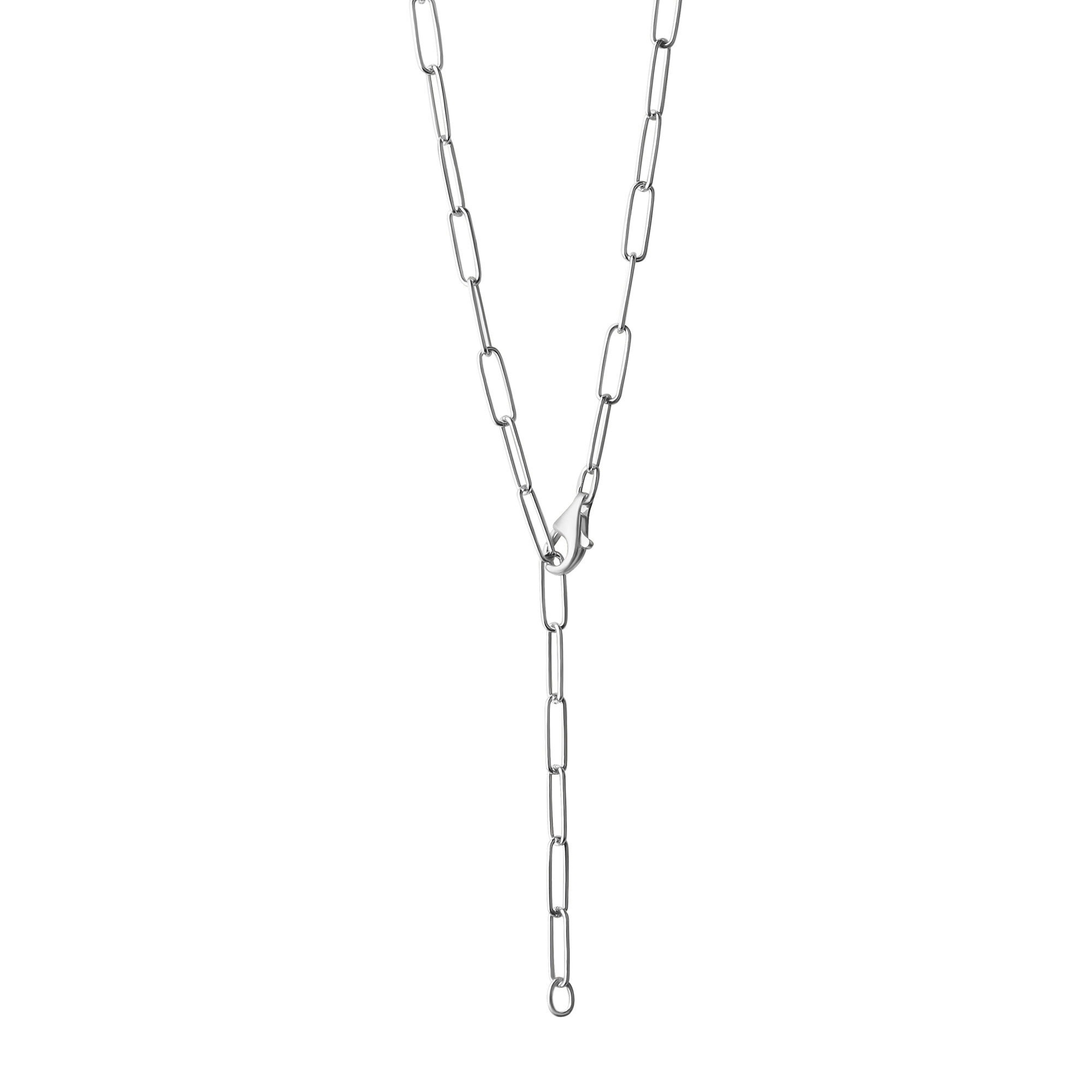 Vivance Collierkettchen »925/- Sterlingsilber weiß Gliederkette glanz 45 cm«