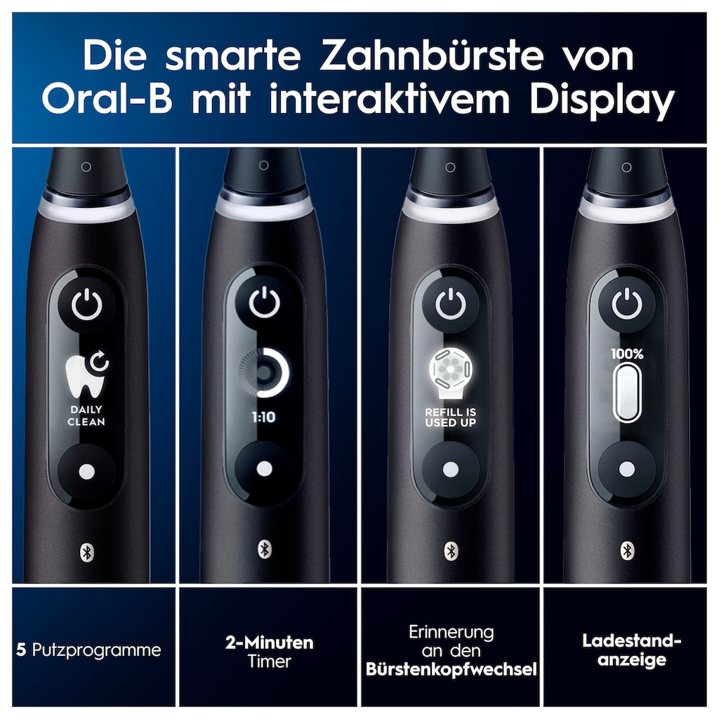 Oral-B Elektrische Zahnbürste »iO 6 Duopack«, 3 St. Aufsteckbürsten