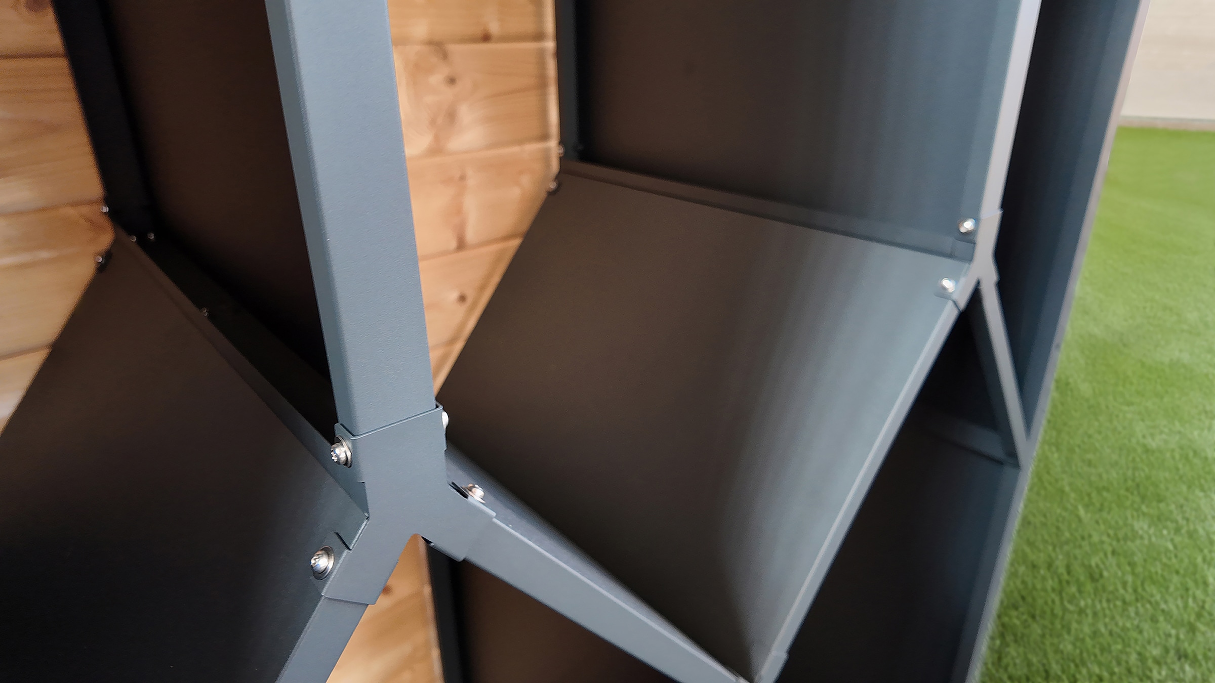 weka Kaminholzregal »Brennholzregal« Metall pulverbeschichtet