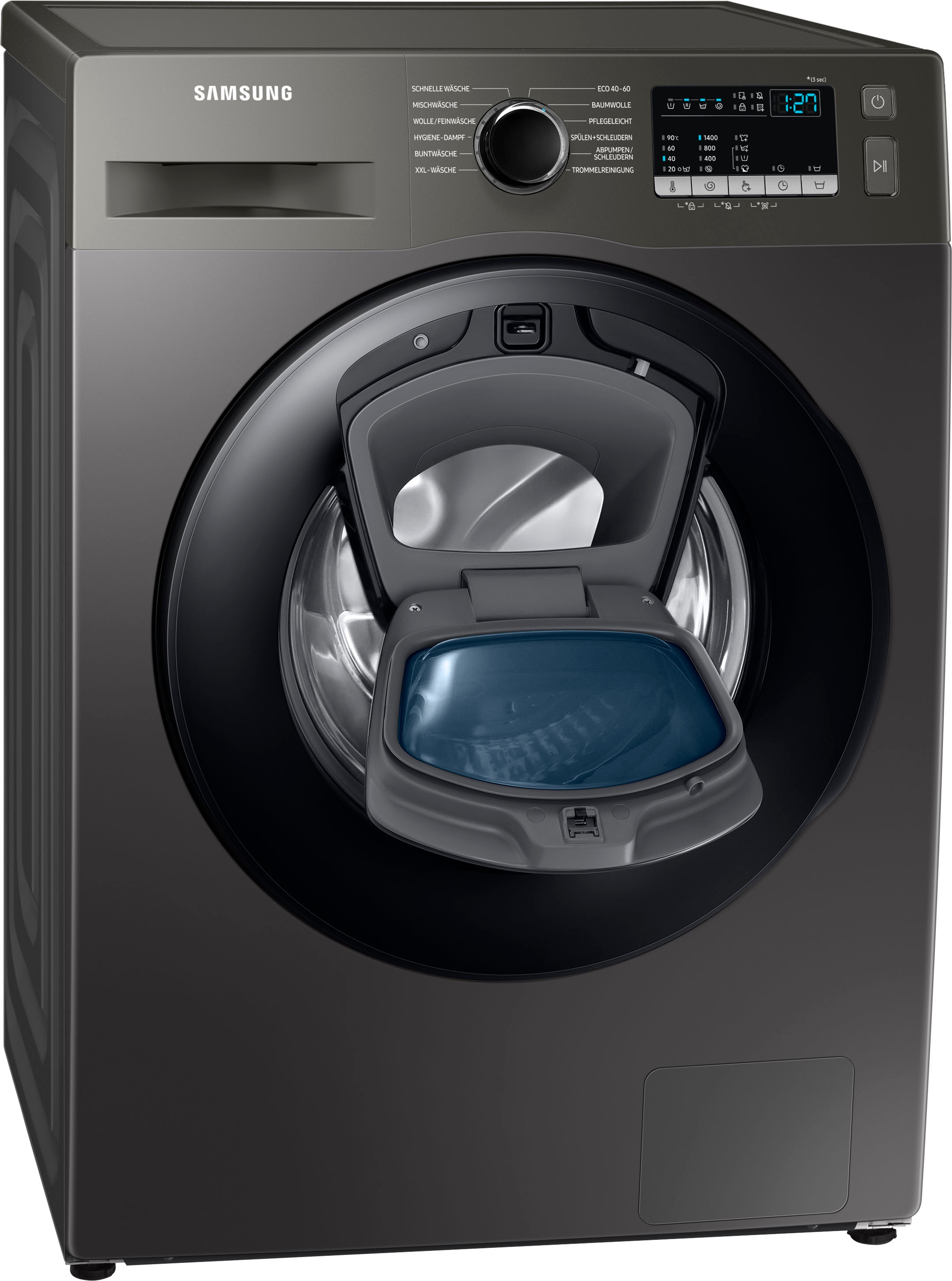 17. Bild von Samsung Waschmaschine »WW7ET4543AX«, WW4500T INOX, WW7ET4543AX, 7 kg, 1400 U/min, AddWash™