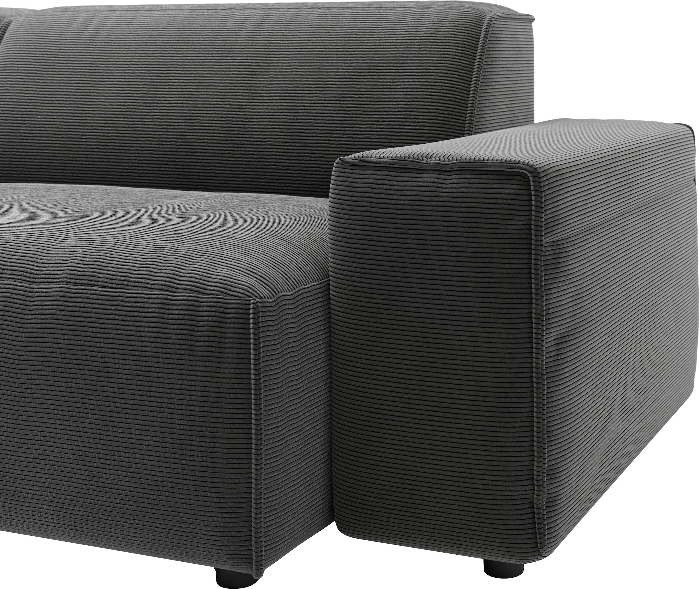 andas Big-Sofa »Glimminge  auch in Breitcord, Feincord + Easy care-Bezug,«, besondere Kedernähte Zierkissen