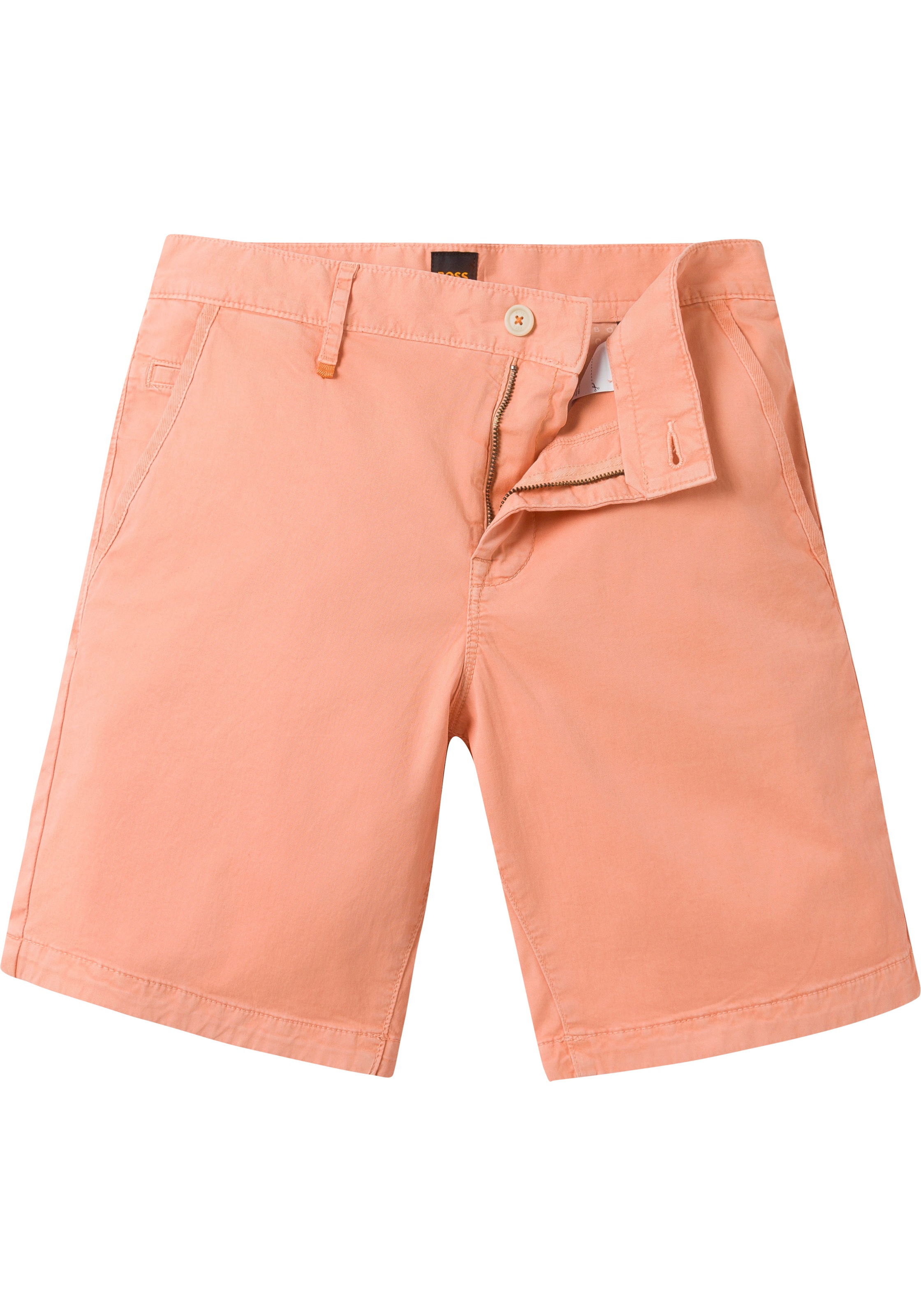 Bild von BOSS ORANGE Chinoshorts, mit BOSS Knopf am Zip-fly