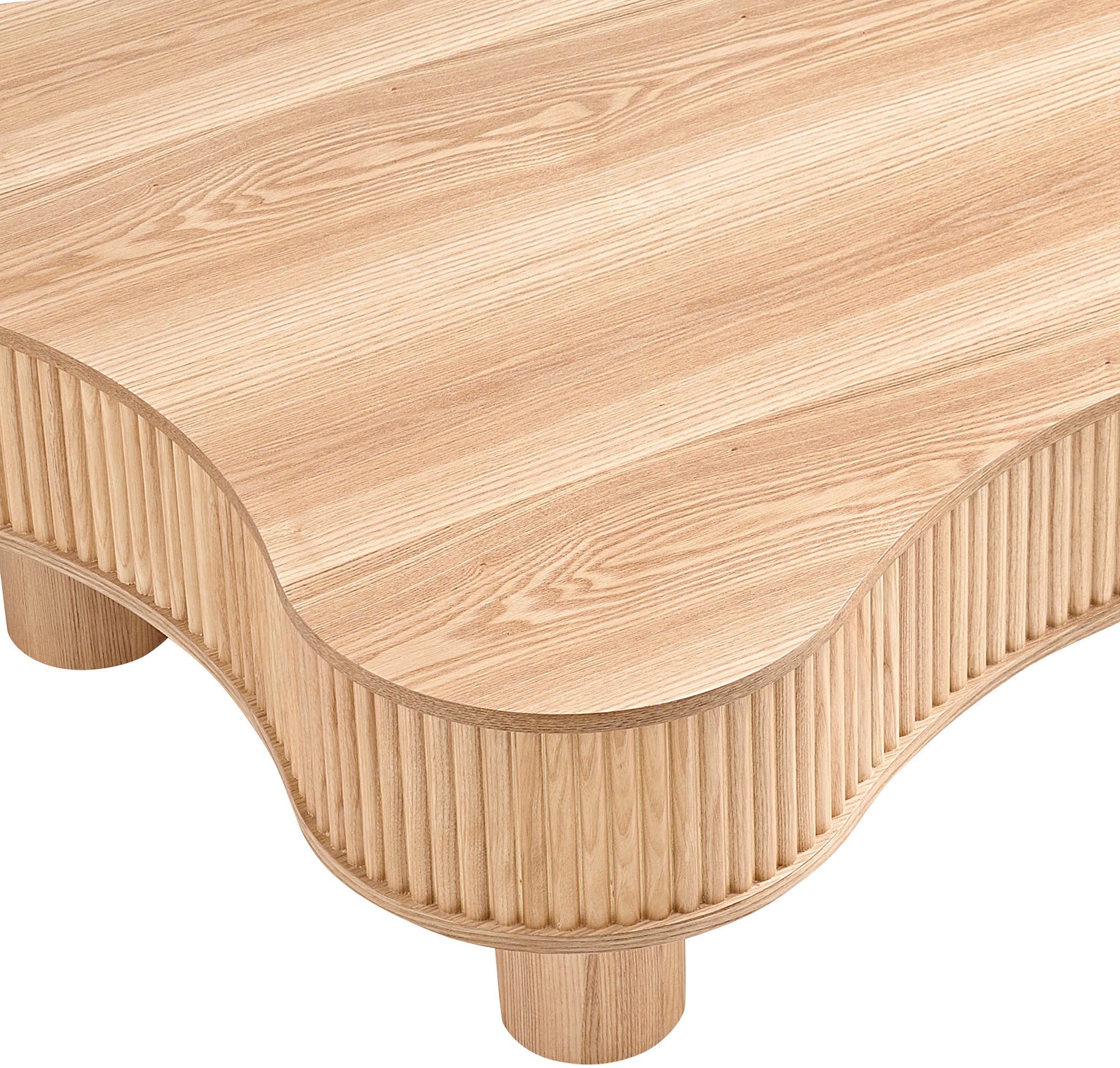 SalesFever Couchtisch, (1 St.), mit Massivholz-Lamellen