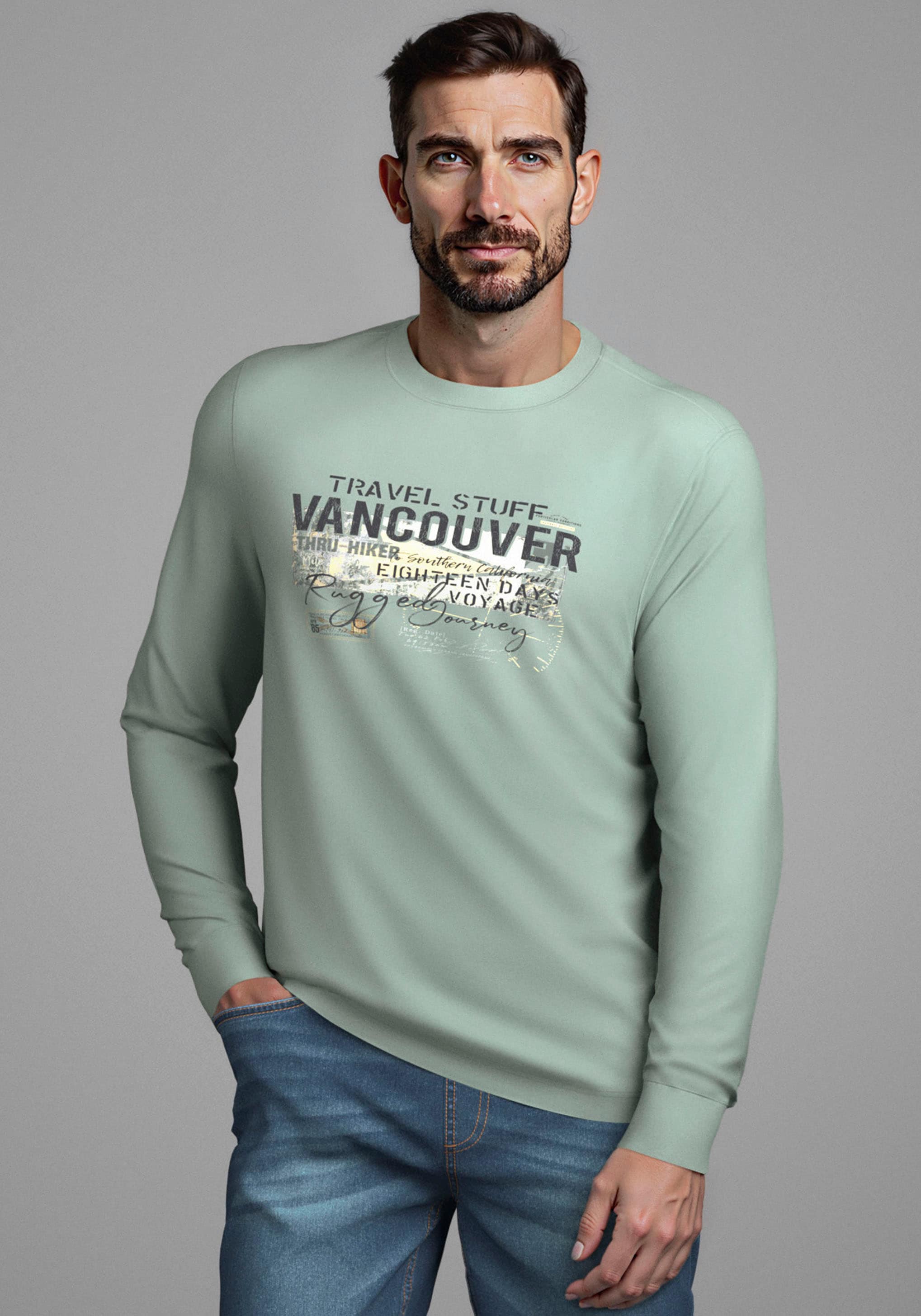 Man's World Rundhalsshirt »Neue Kollektion!«, mit Print