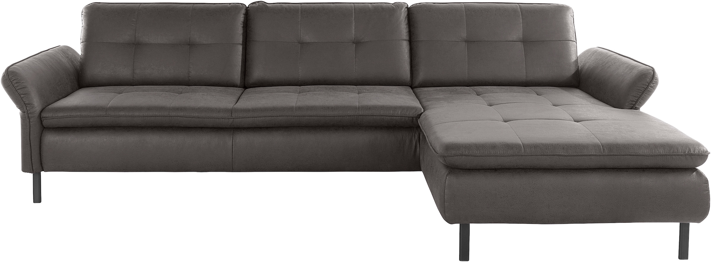 INOSIGN Ecksofa »Birkholm L-Form«, Armlehnverstellung, auch in Easy Clean Bezug - mit Wasser zu reinigen