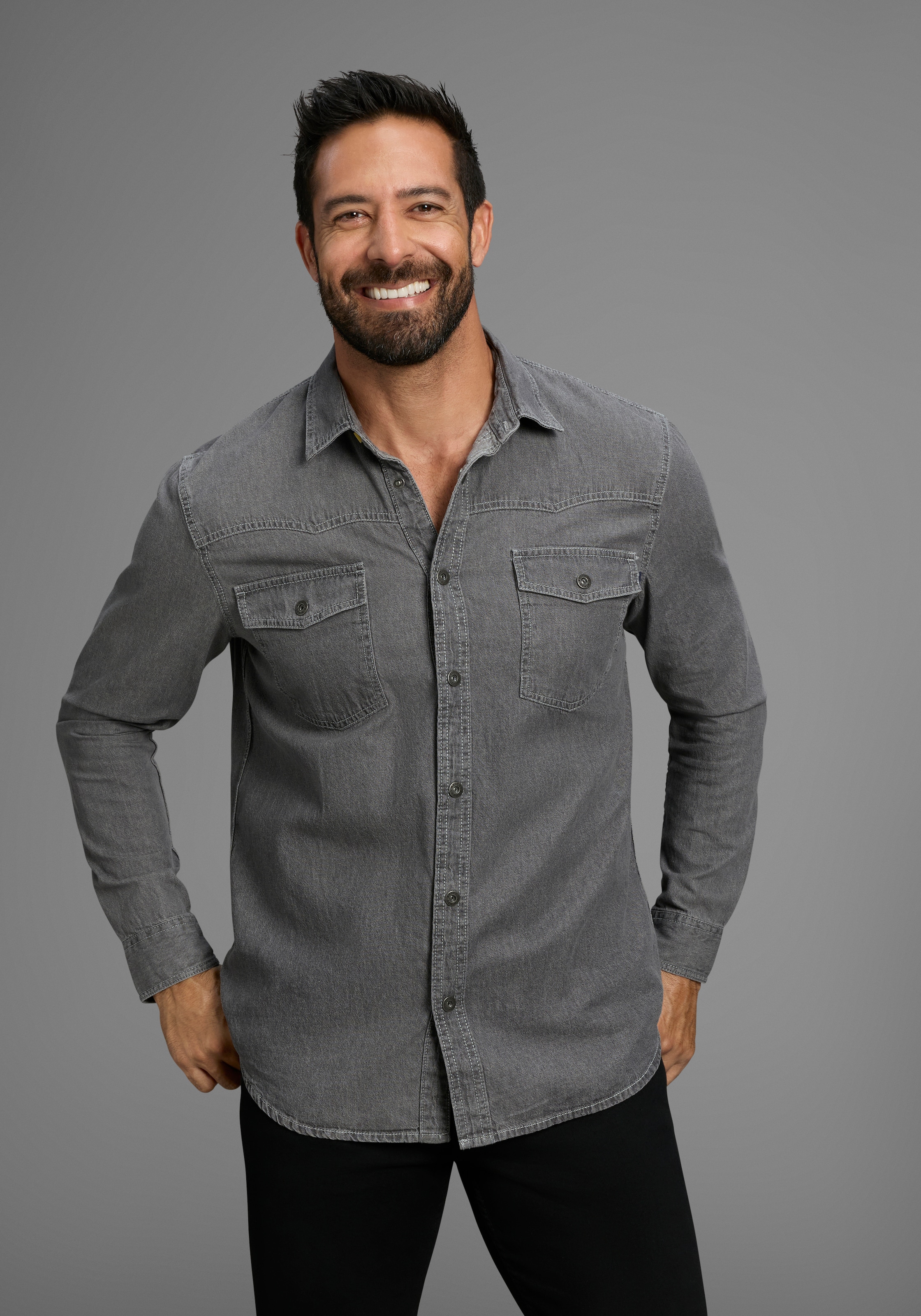 Arizona Jeanshemd, Western Stil