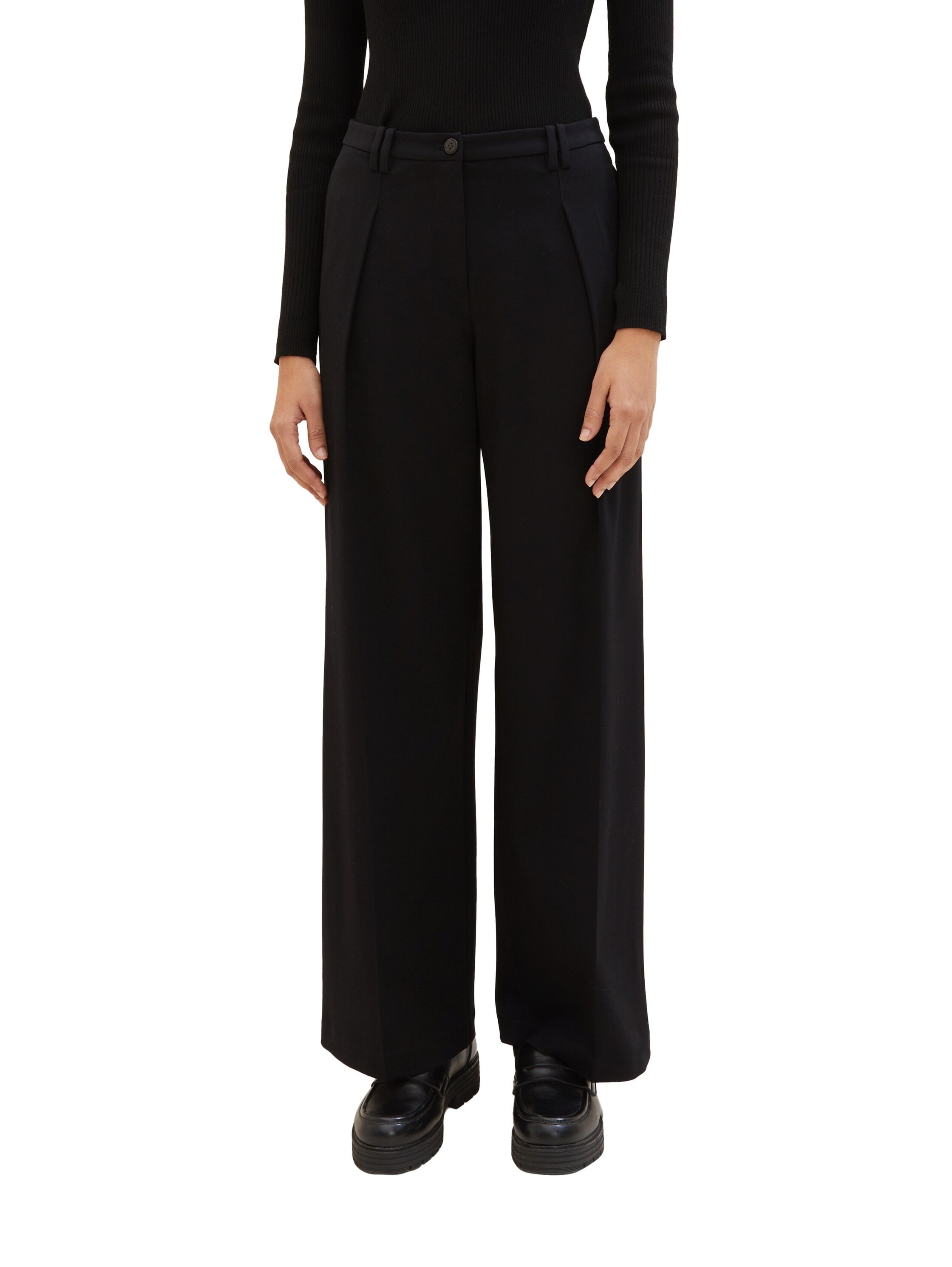 TOM TAILOR Bundfaltenhose »Lea Wide Leg«, mit weitem Bein online kaufen